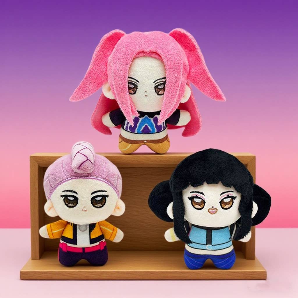 KPop Demon Hunters HUNTR/X cartoon plush toy-3pcs set