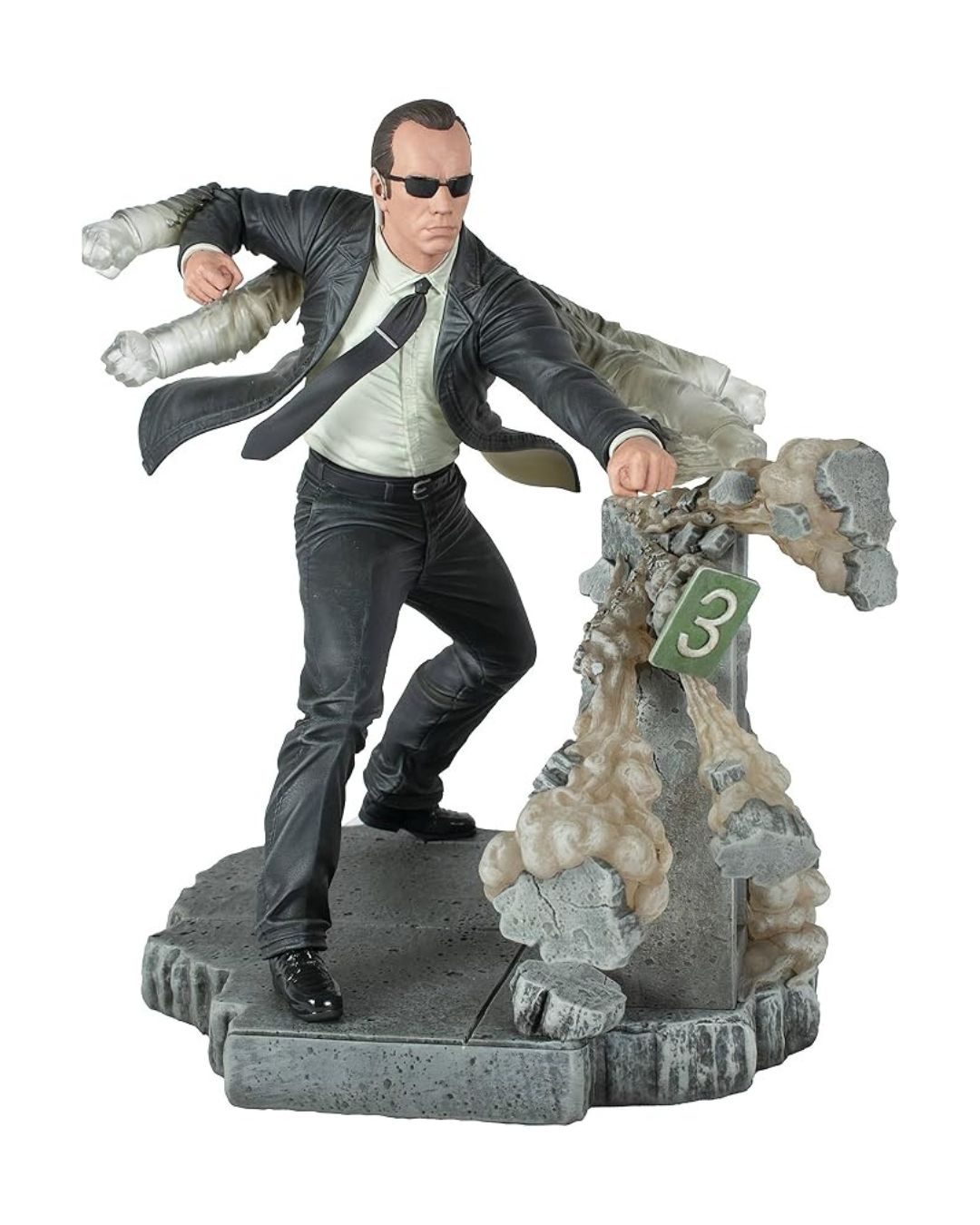 The Matrix Gallery Diorama Agent Smith 10-Inch PVC Statue