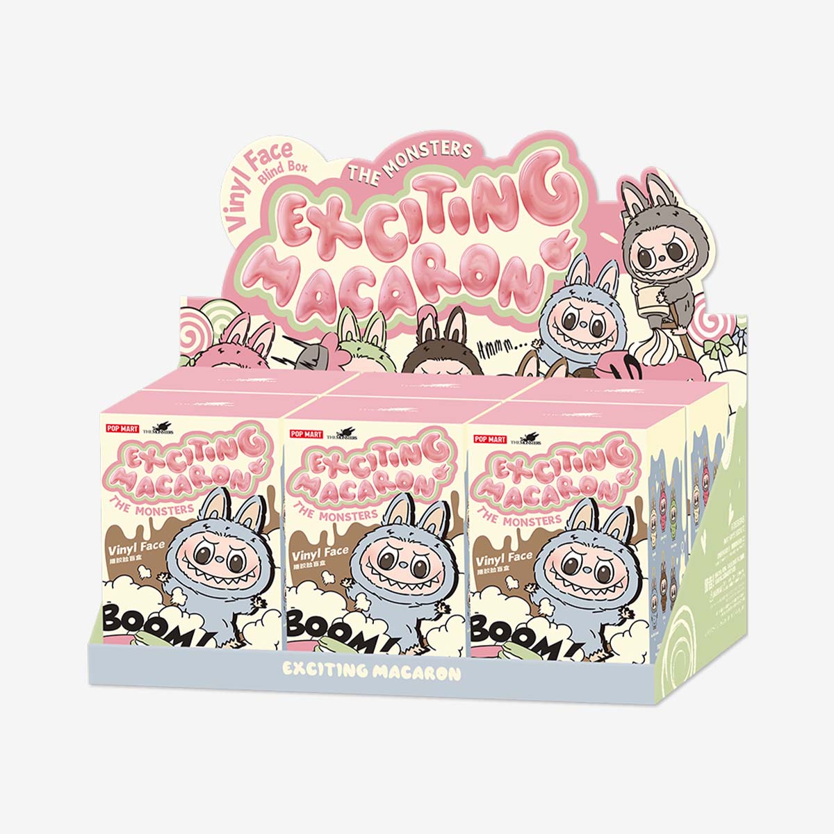Labubu 100% Authentic "THE MONSTERS - Exciting Macaron Vinyl Face Blind Box"