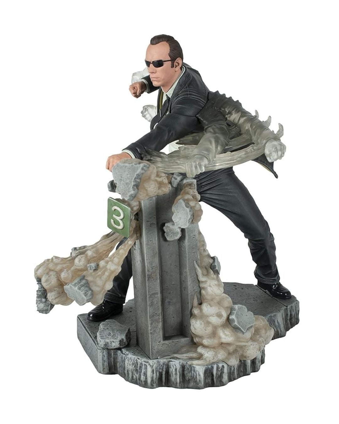 The Matrix Gallery Diorama Agent Smith 10-Inch PVC Statue