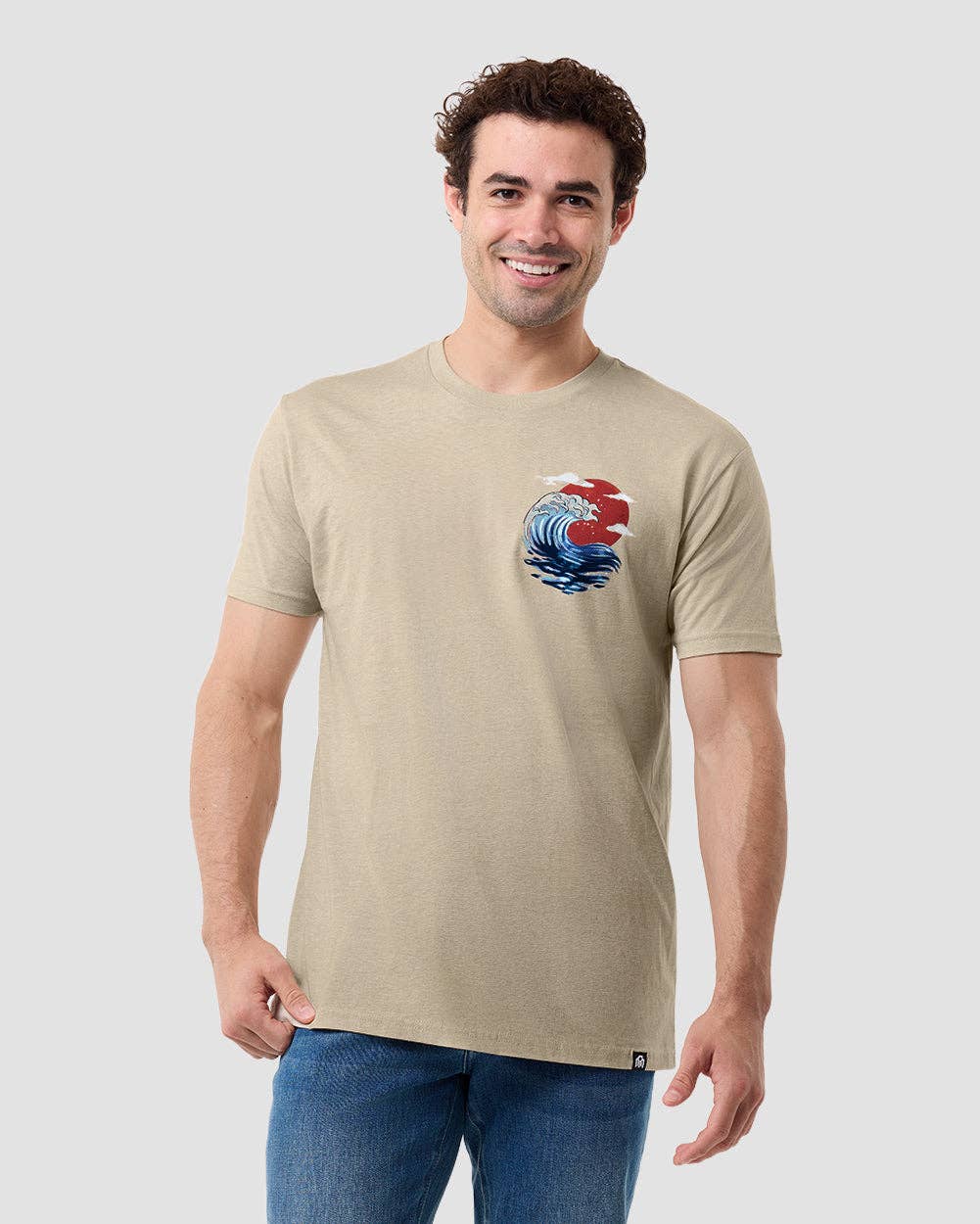 Men's Graphic Tee - Screenprinted T-Shirt (Ocean Wrath) - Shop Cool Tricks