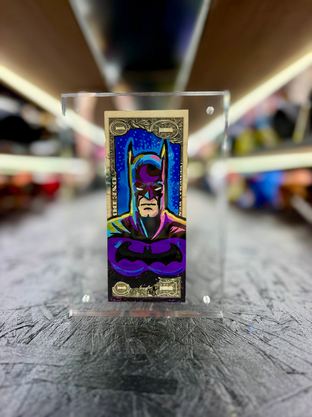 Batman $1 Dollar Bill Art 11.6