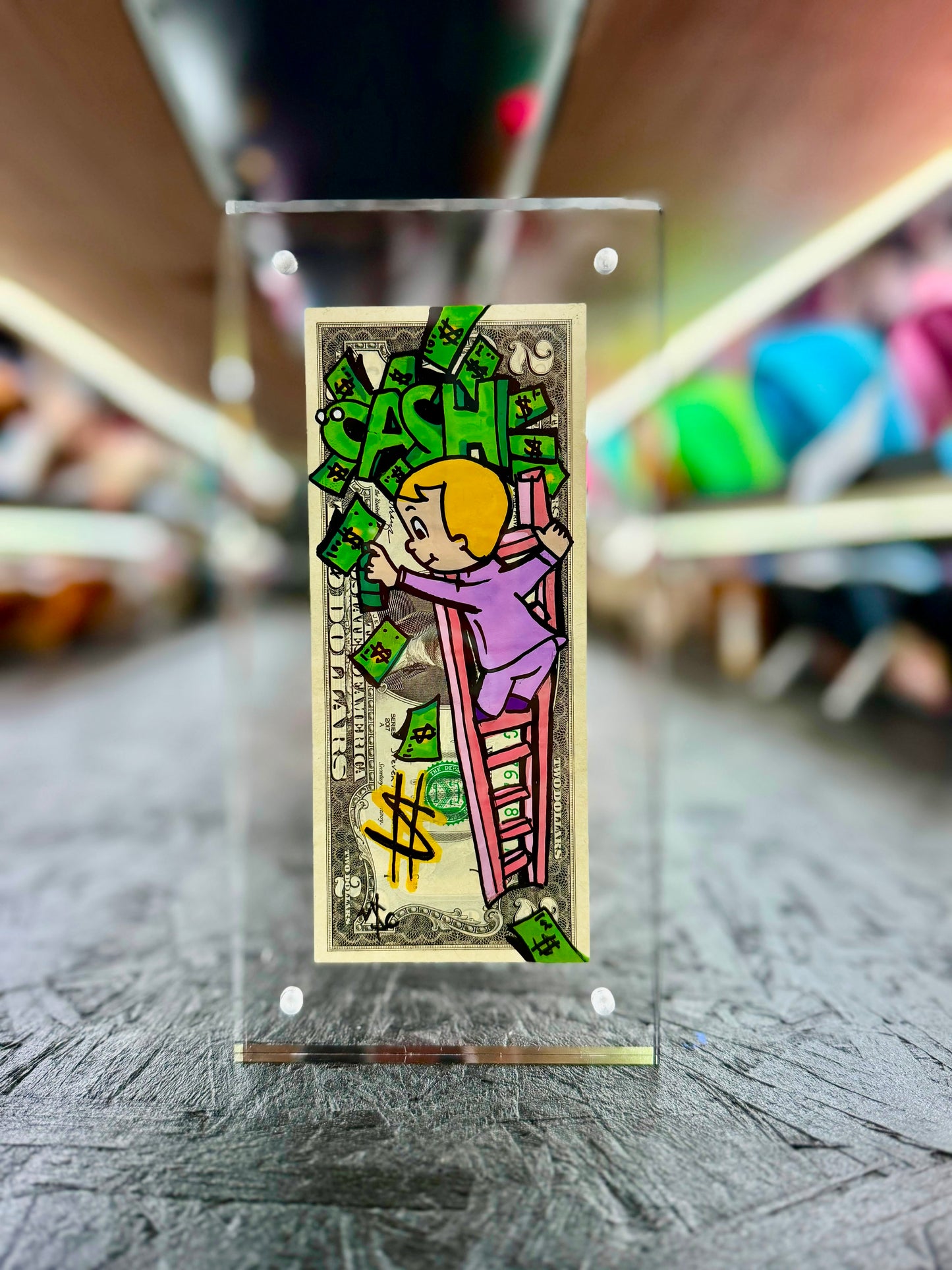 Richie Rich $2 Dollar Bill Art 10.9