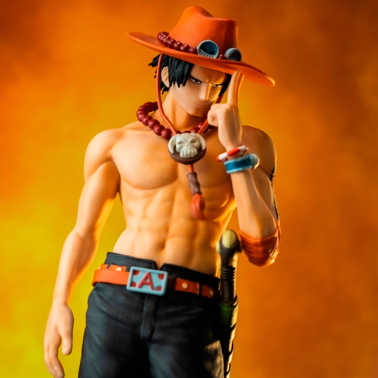 One Piece Portgas D. Ace SFC Collectible PVC Figure 7" Tall