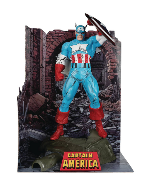 MCFARLANE MARVEL WV1 ASM #323 CAPTAIN AMERICA 1/6 SCALE FIG