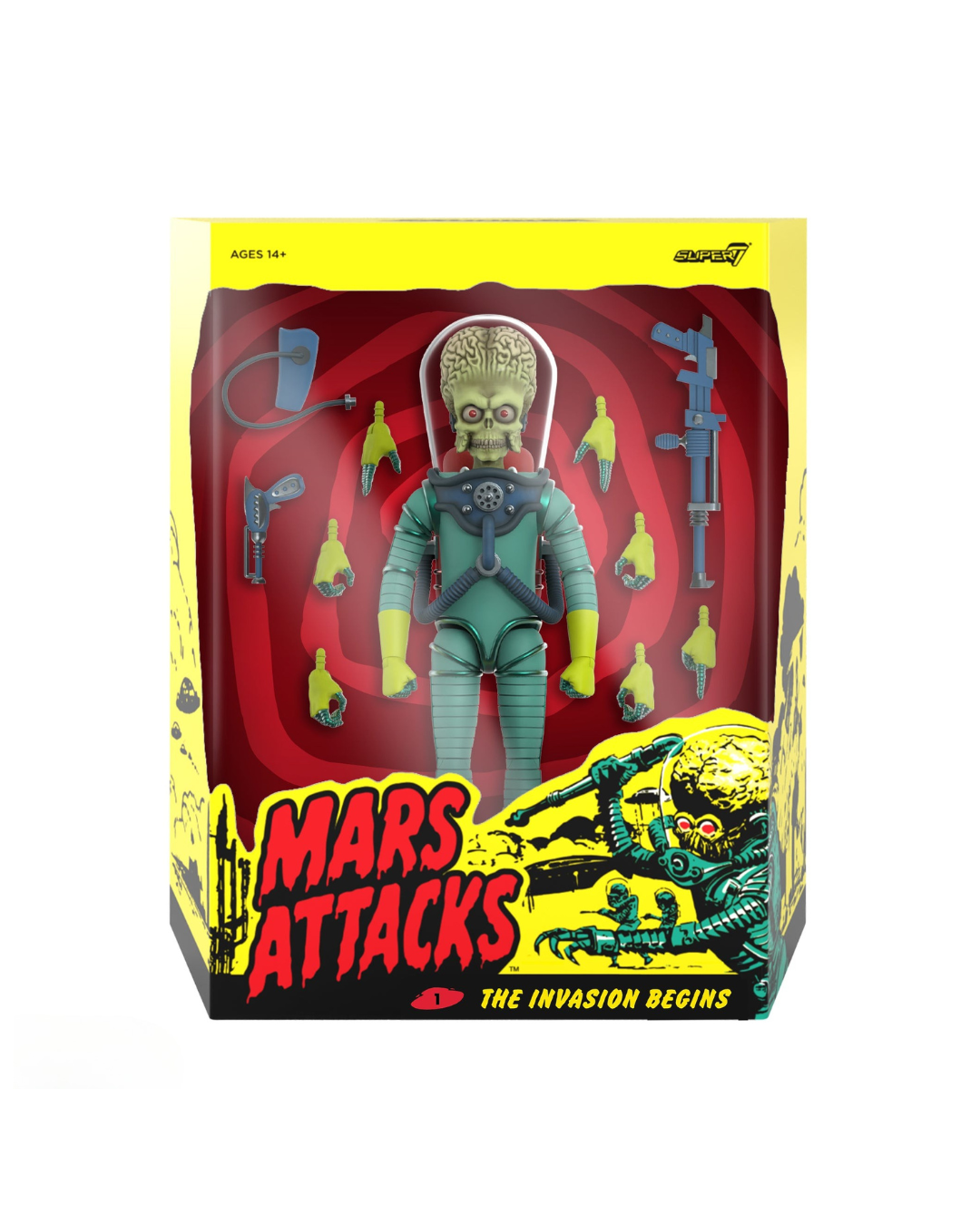 Mars Attacks ULTIMATES! Wave 1 Martian (Invasion Begins)