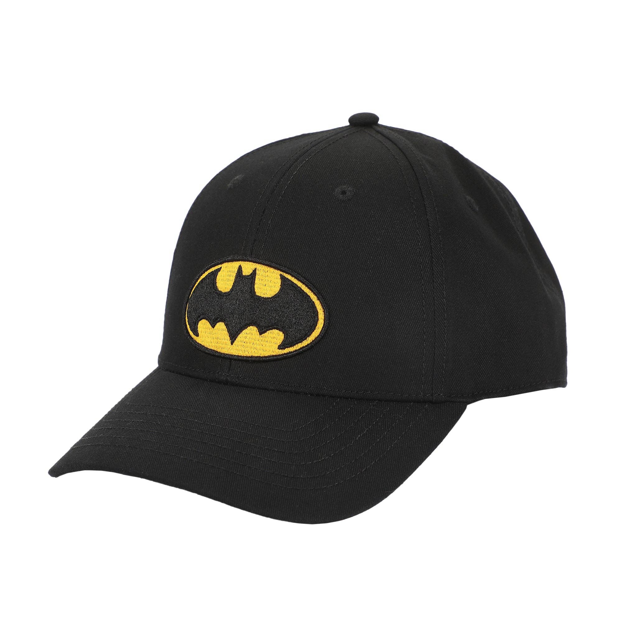 Set Batman Classic: Berretto E Guanti Per Ragazzi Con Il Simbolo Del Bat-Segnale. Multicolore, Taglia Unica. Lavaggio A Mano. - 3