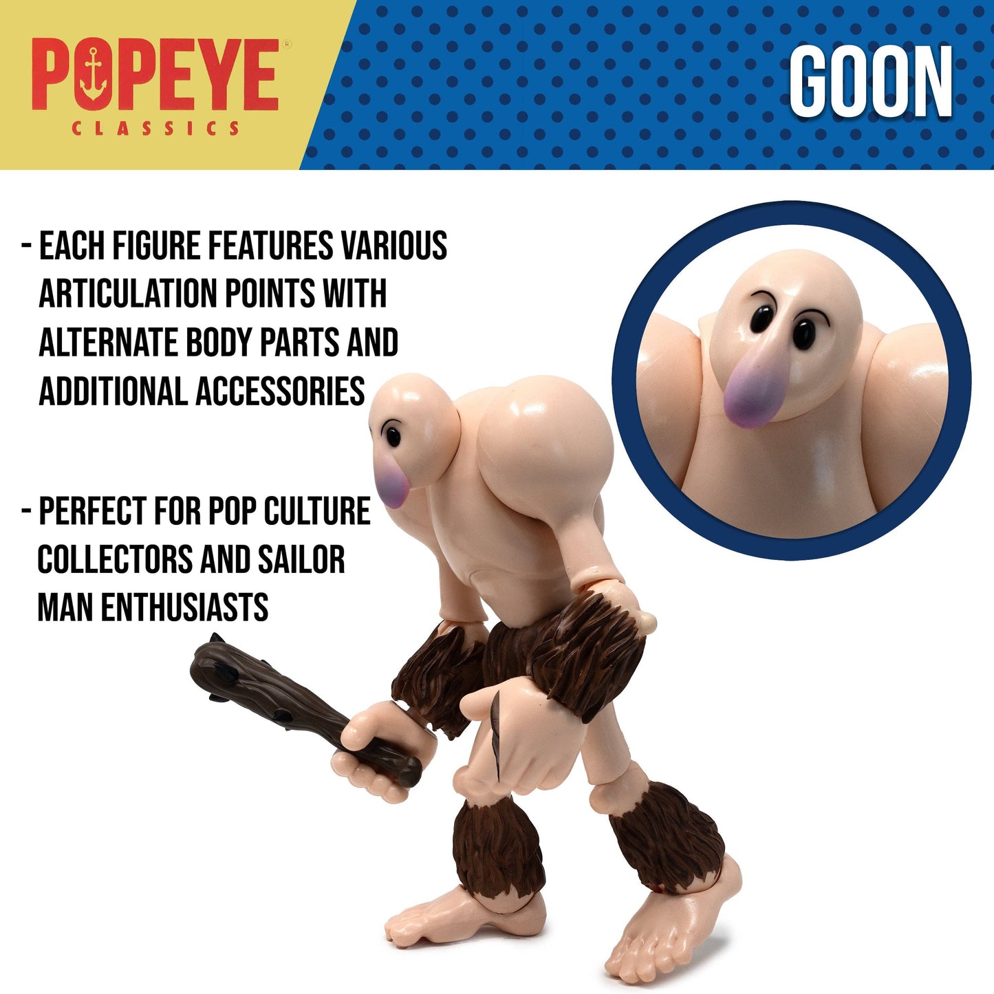 Popeye Classics Action Figure: The Goon