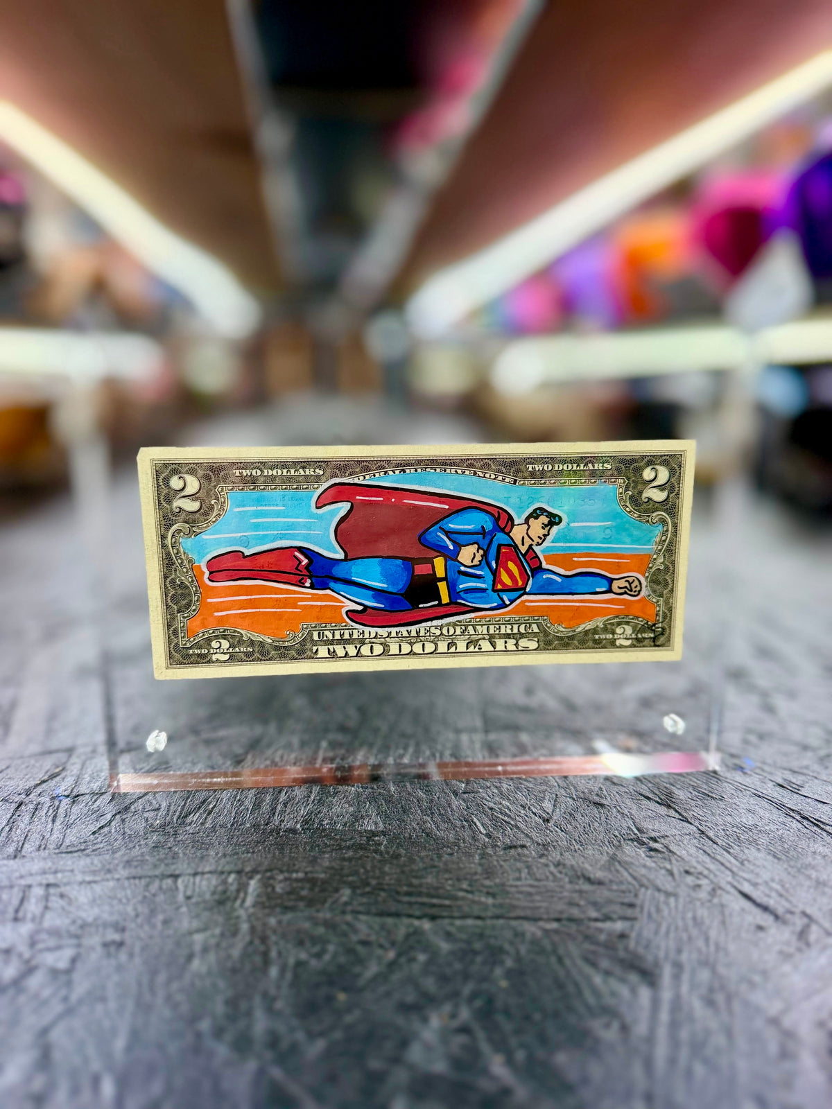 Superman $2 Dollar Bill Art 7.0