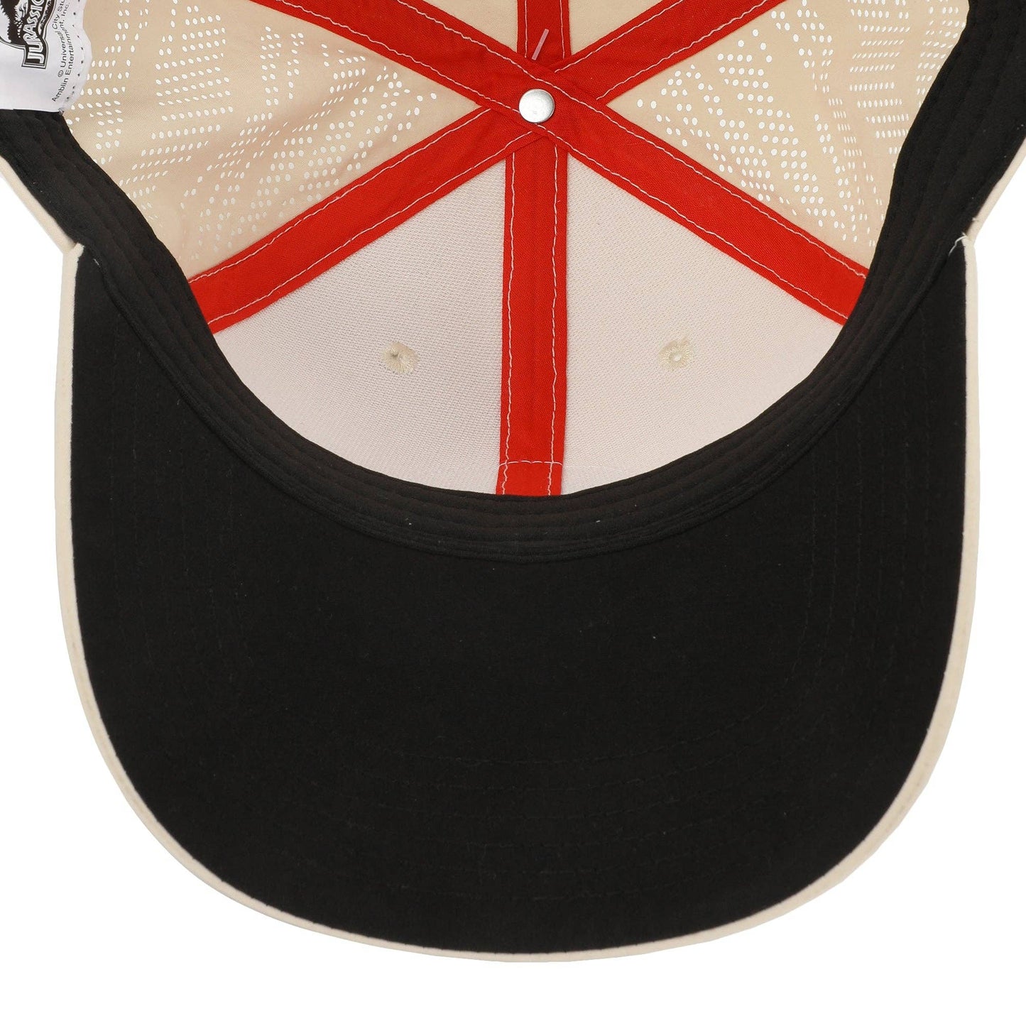 Jurassic Park T-Rex Silhouette Adult Tan Adjustable Perofmance Running Workout Hat - Shop Cool Tricks