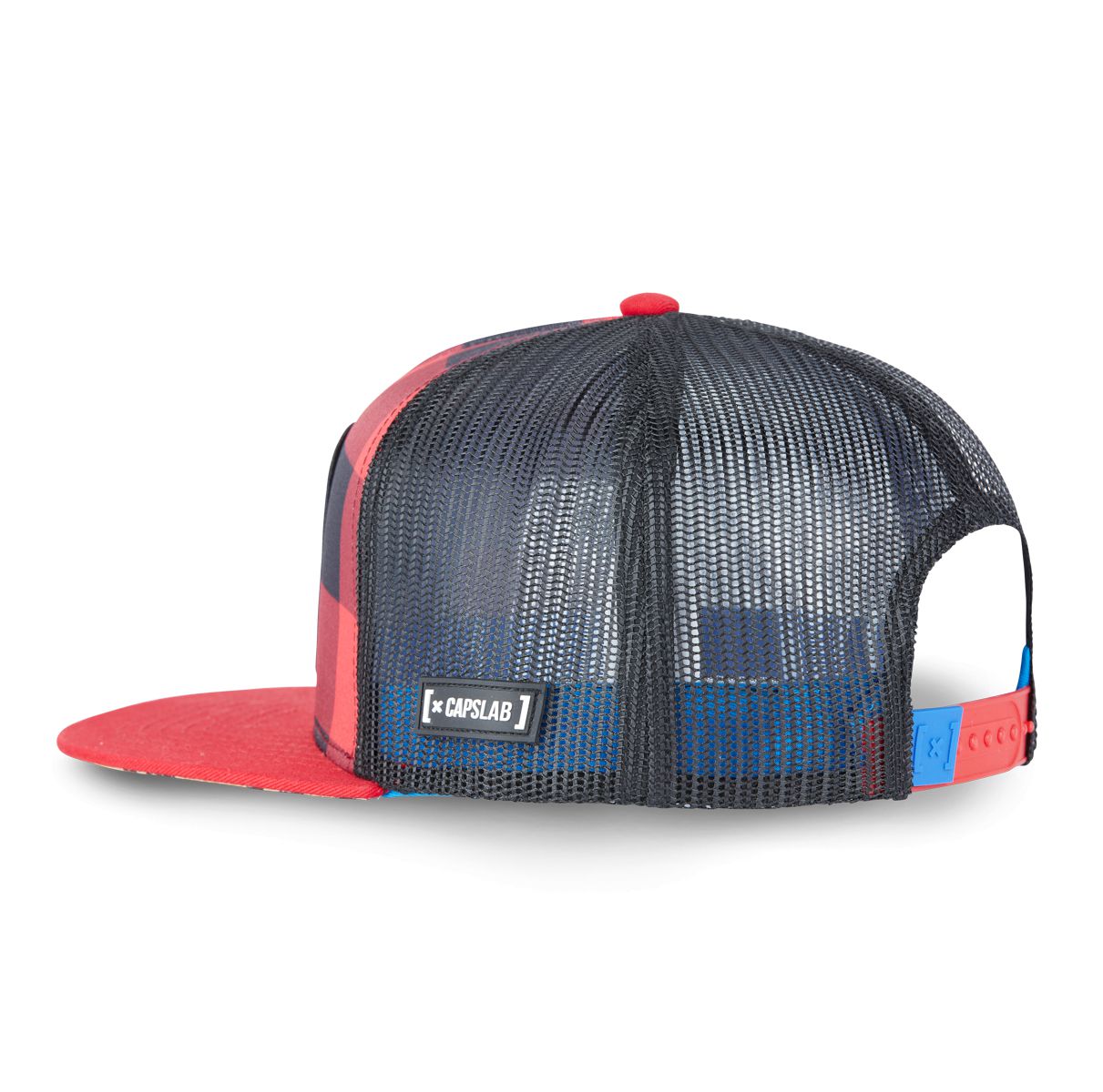 BORED OF DIRECTORS Plaid - Flat Bill Trucker Hat