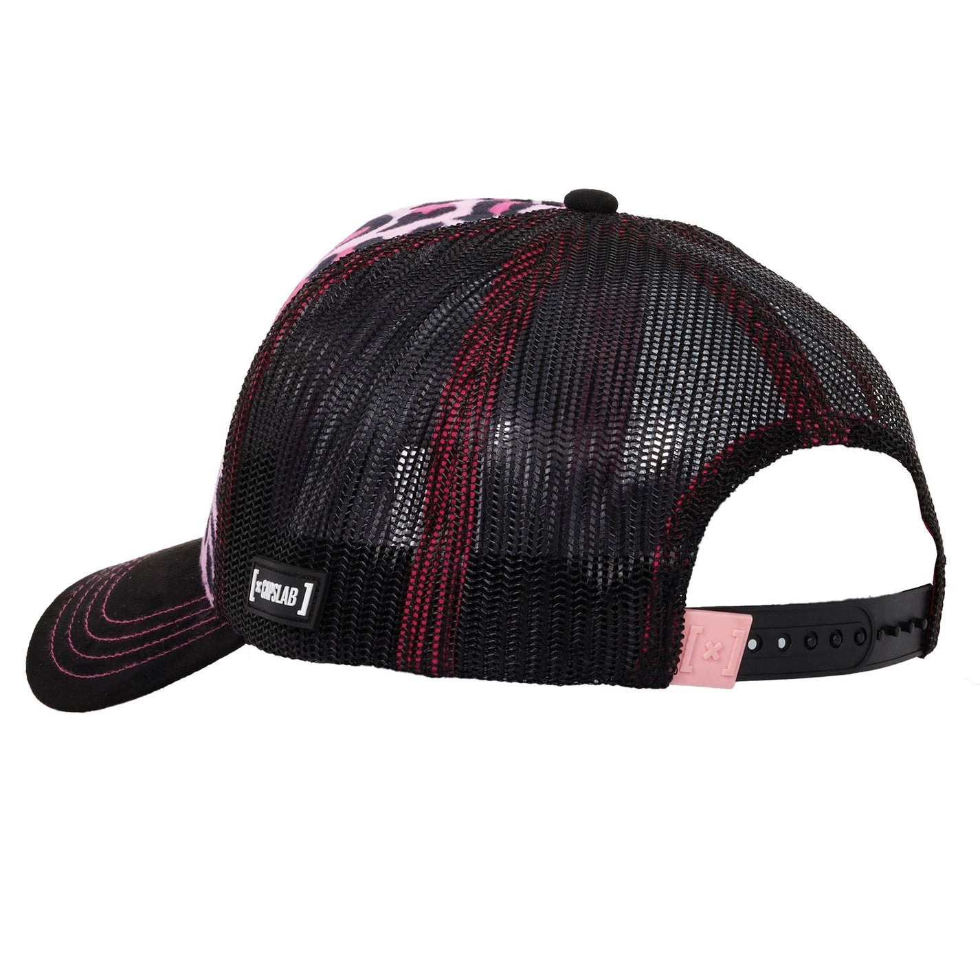 The Smurfs Pink Cheetah Snapback Trucker Hat