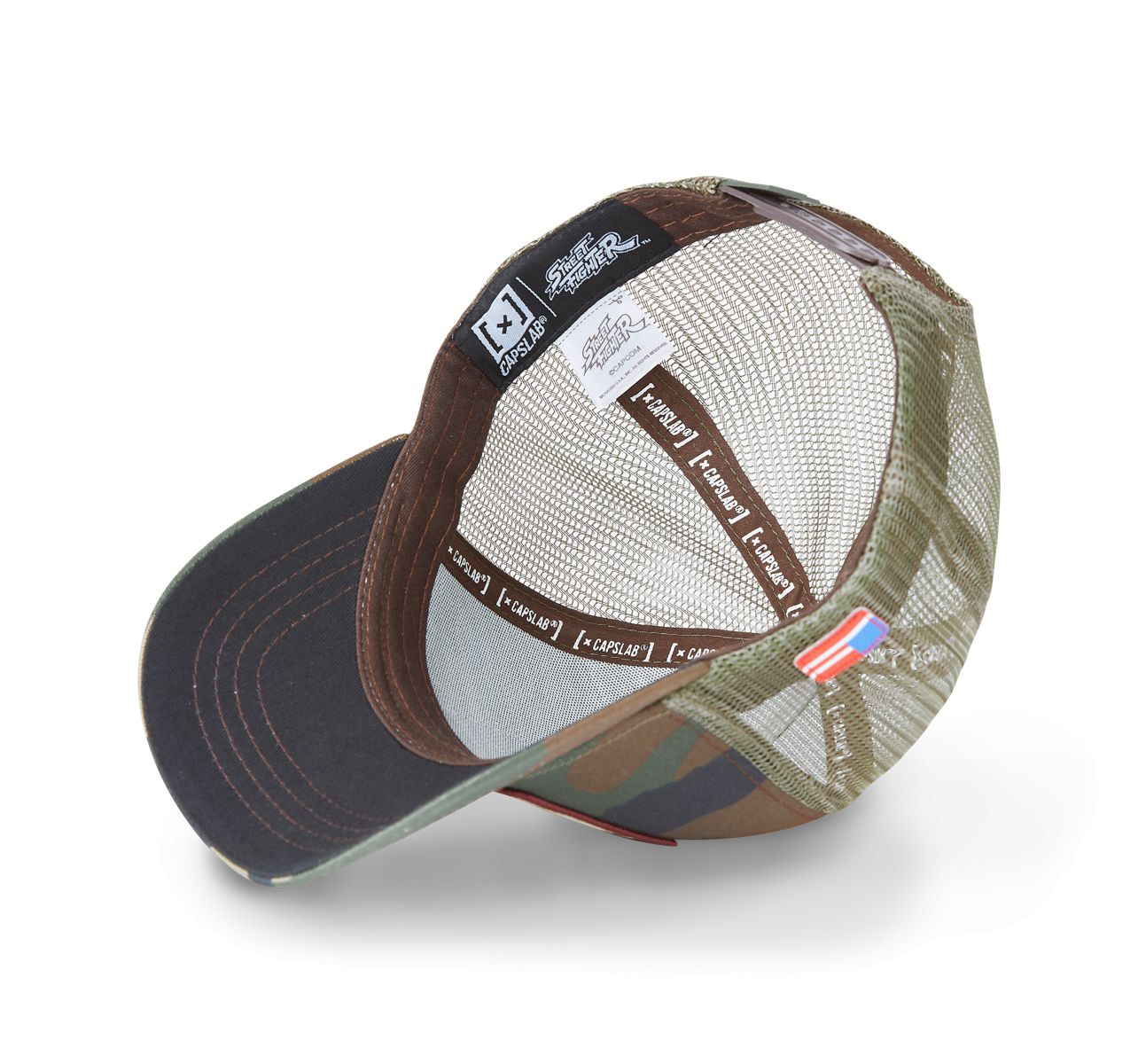 STREET FIGHTER Guile Trucker Hat