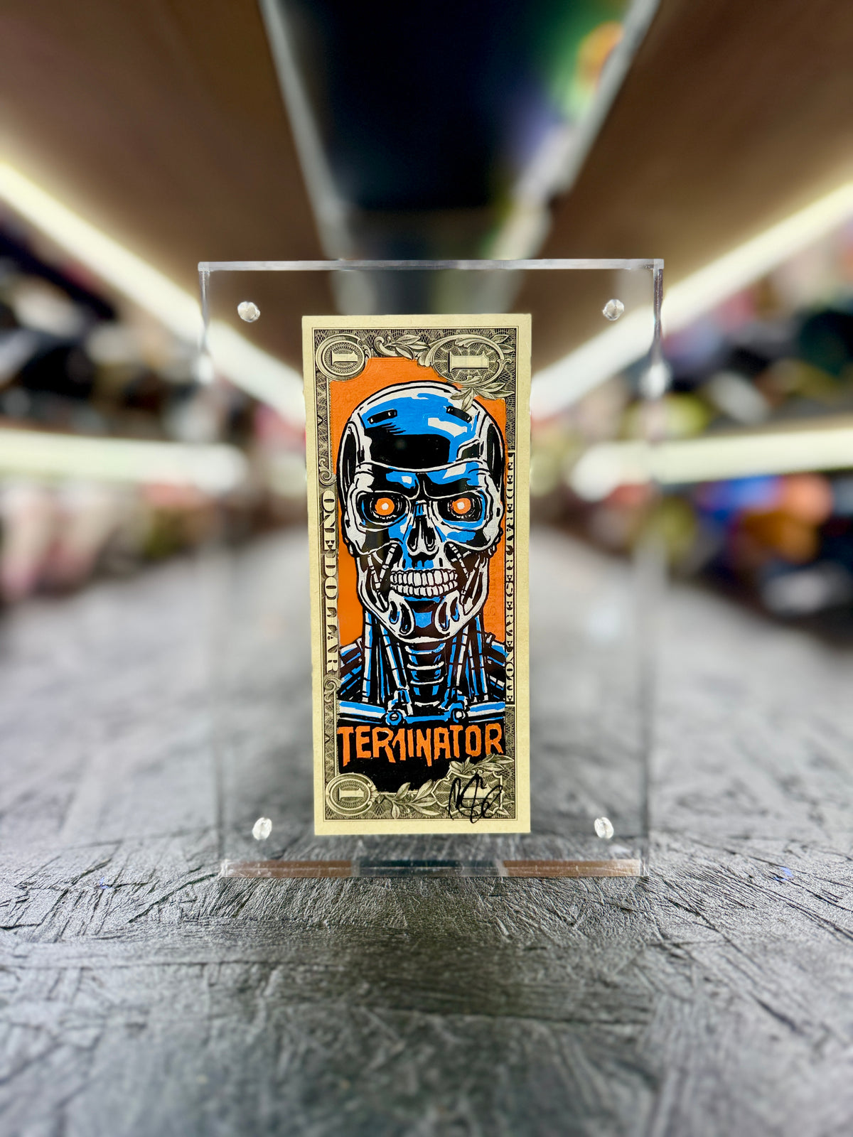 Terminator $1 Dollar Bill Art 1.0