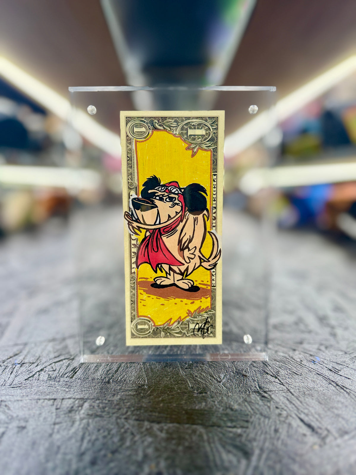 Muttley $1 Dollar Bill Art 1.0