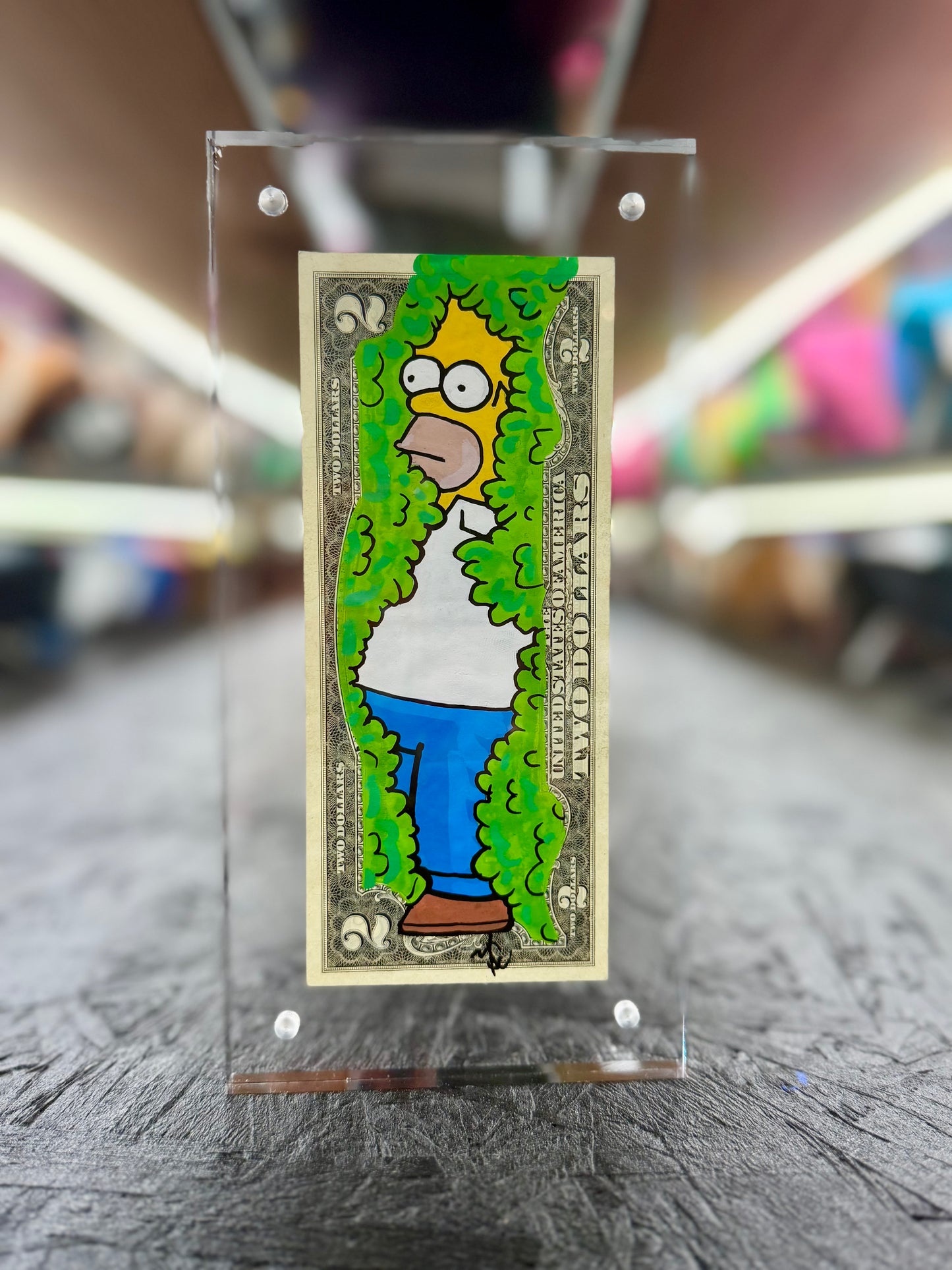 Homer Simpson $2 Dollar Bill Art 1.0
