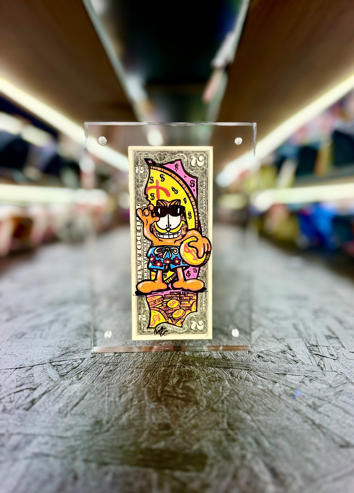Garfield $2 Dollar Bill Art 6.0