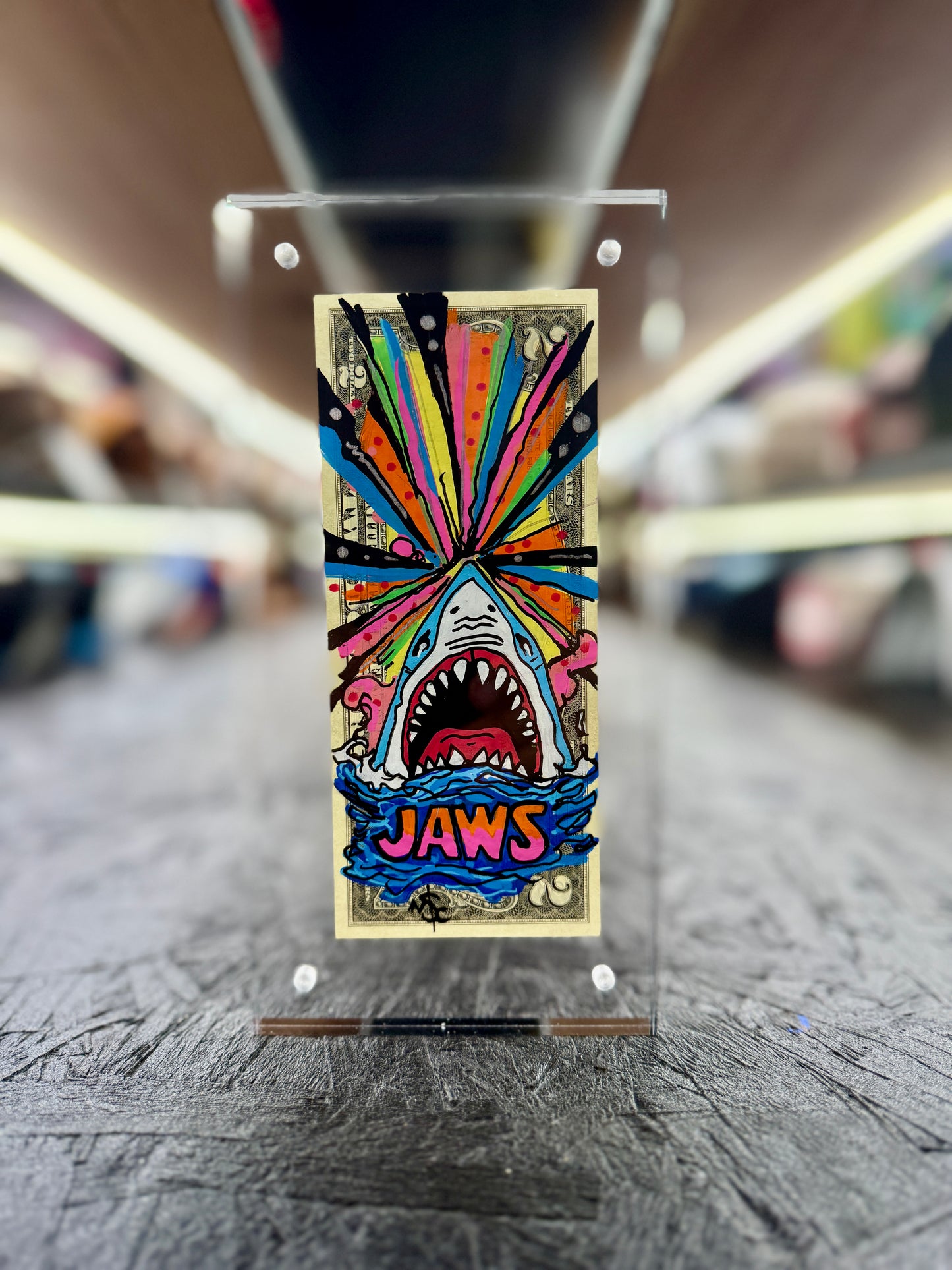 Jaws $2 Dollar Bill Art 2.0 - Shop Cool Tricks