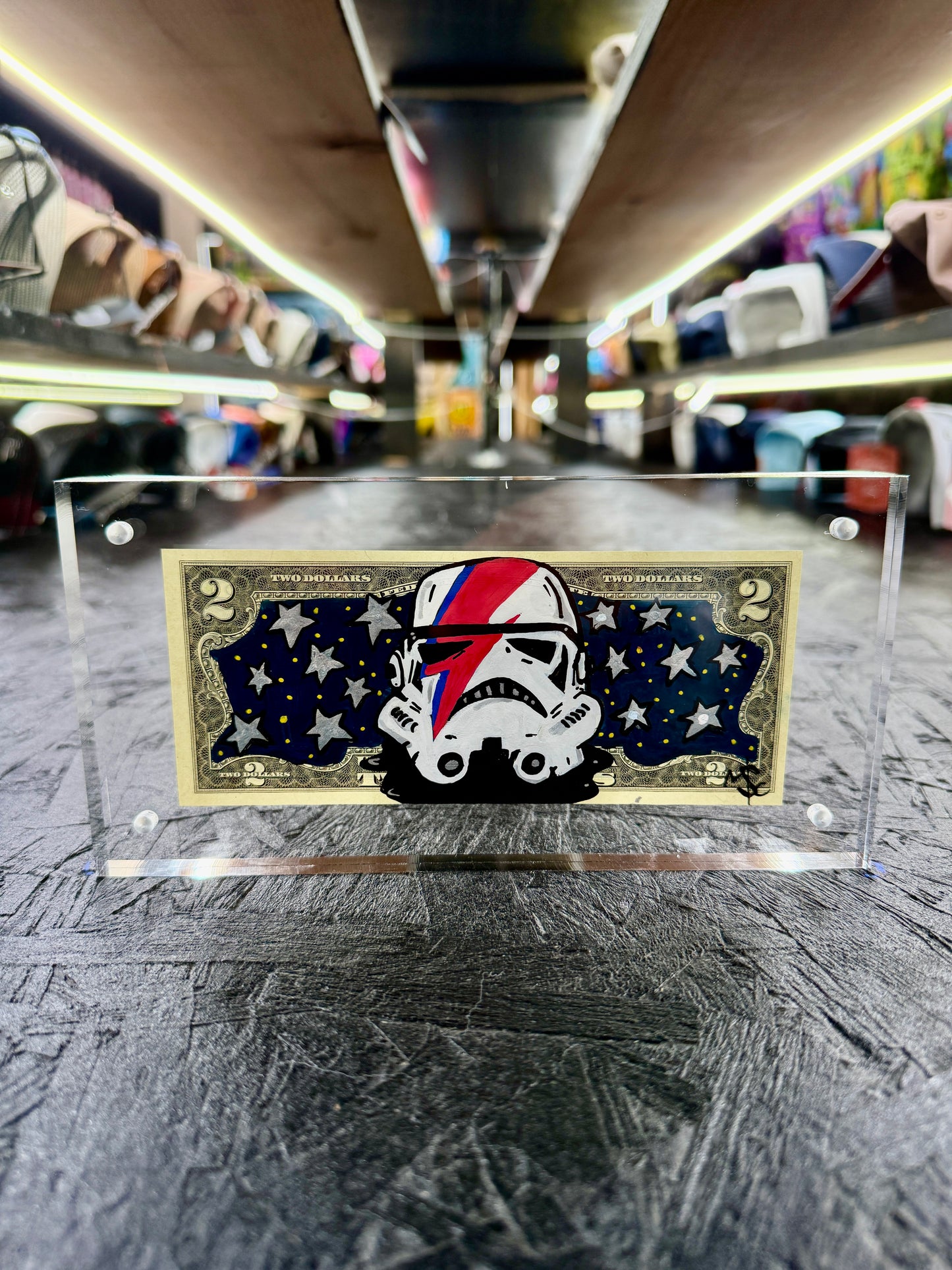 Trooper Thunder $2 Dollar Bill Art