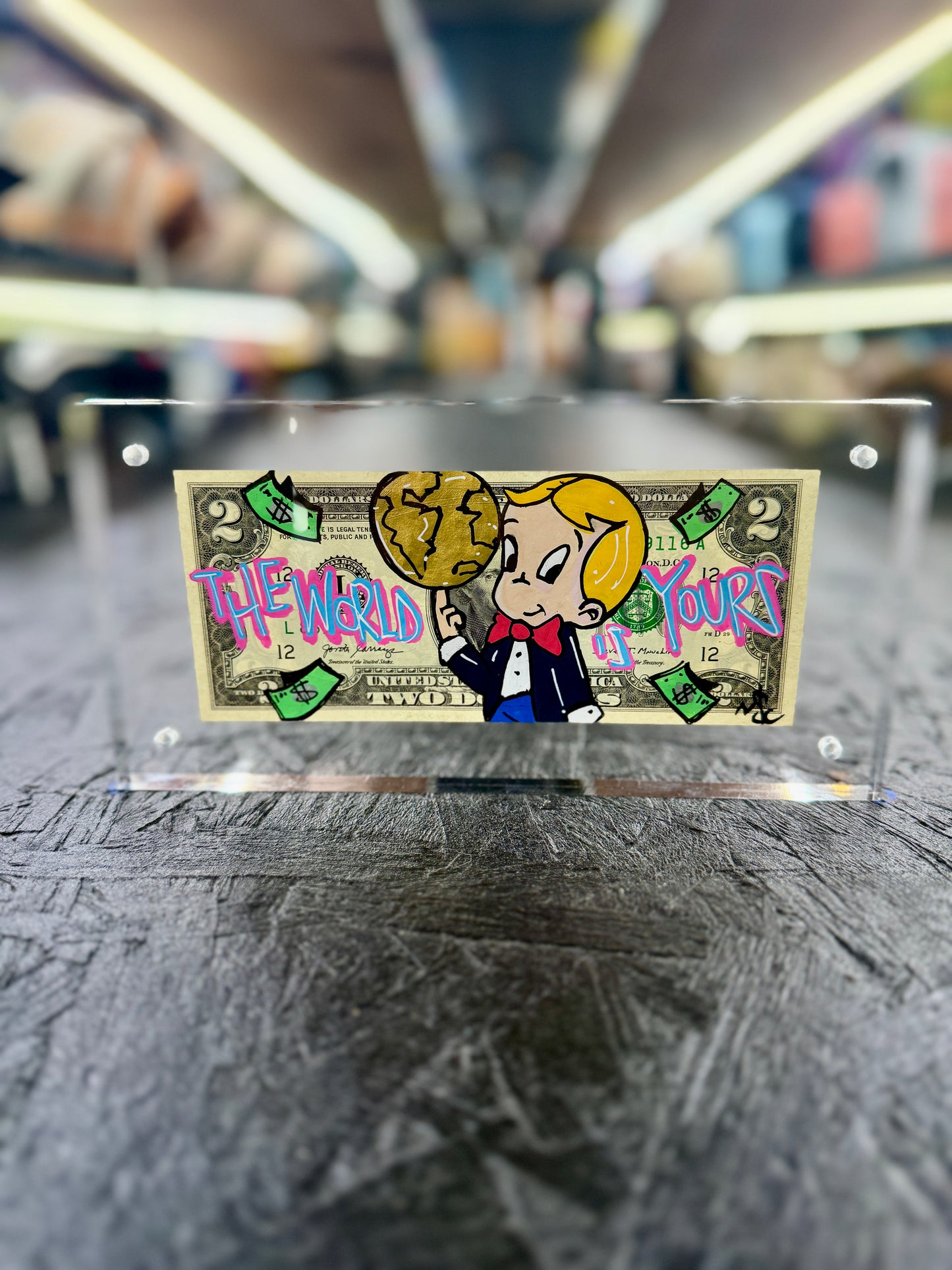 Richie Rich $2 Dollar Bill Art 8.0