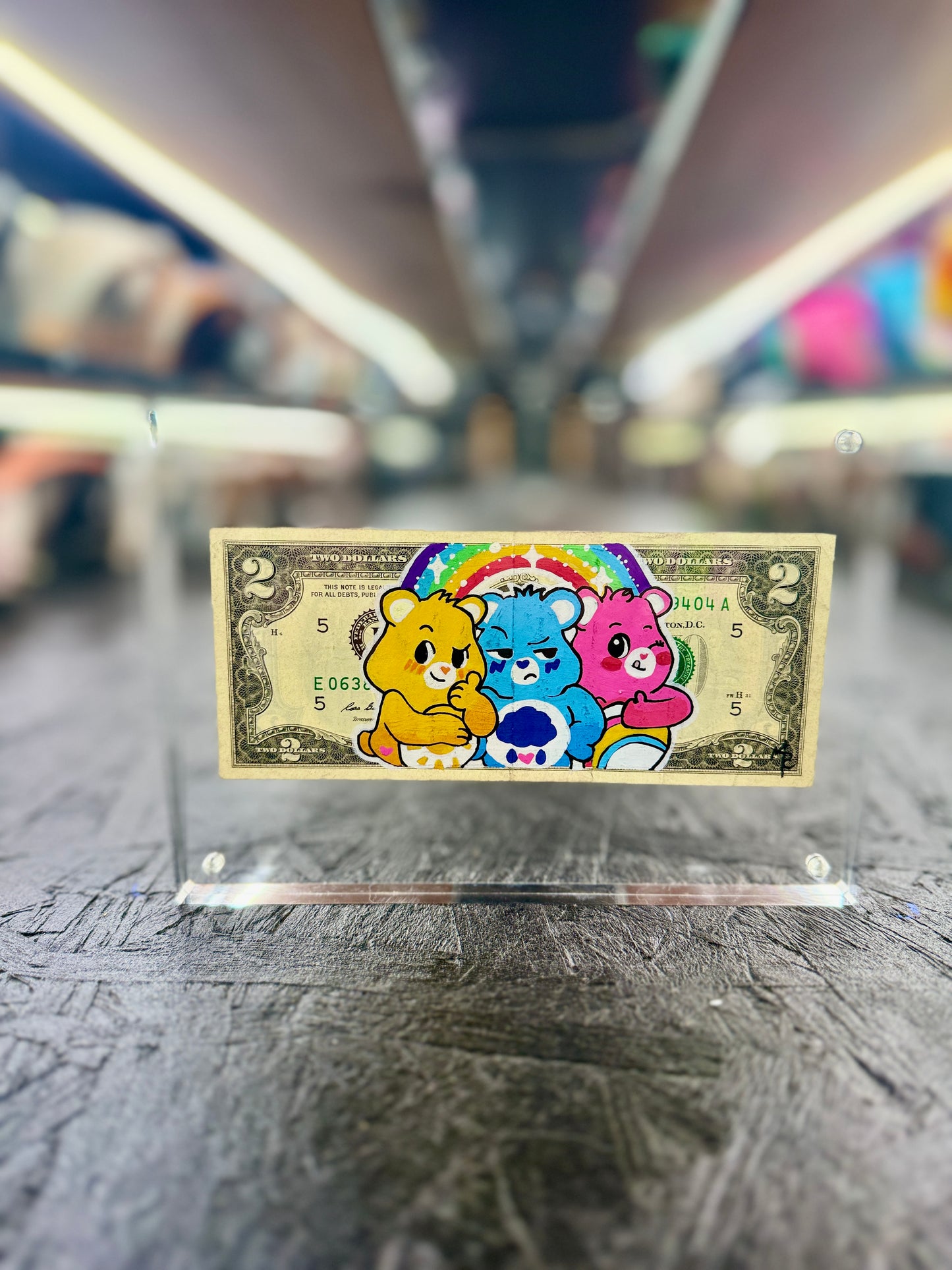 Care Bears $2 Dollar Bill Art 2.0