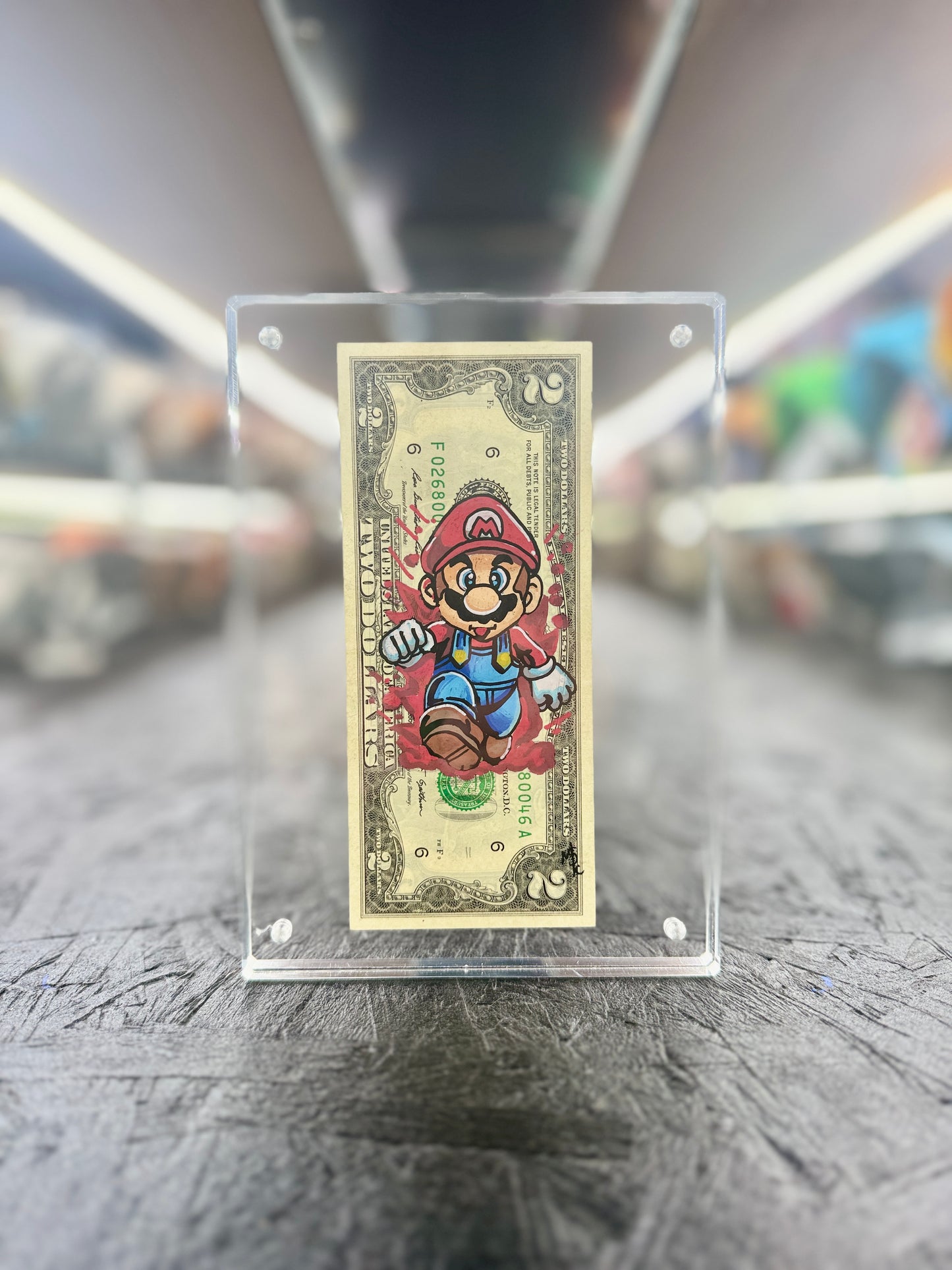 Mario $2 Dollar Bill Art 7.0