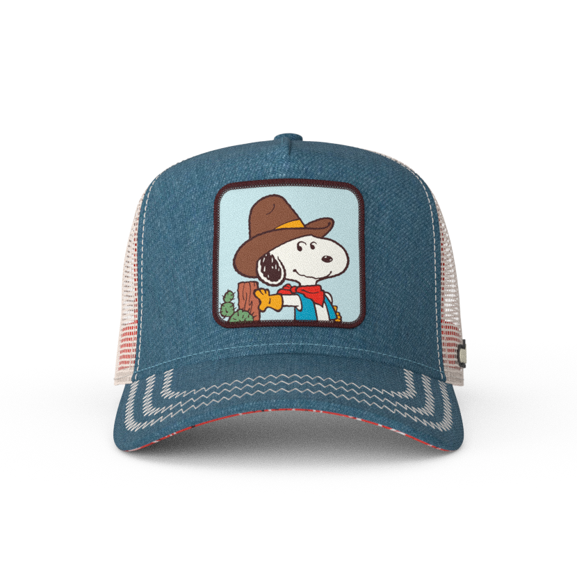 Peanuts: Cowboy Snoopy Denim Trucker Hat