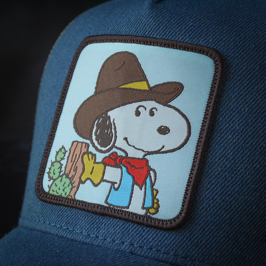 Peanuts: Cowboy Snoopy Denim Trucker Hat