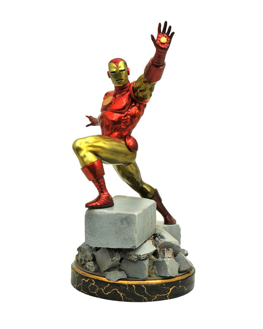MARVEL PREMIER COLLECTION COMIC CLASSIC IRON MAN STATUE