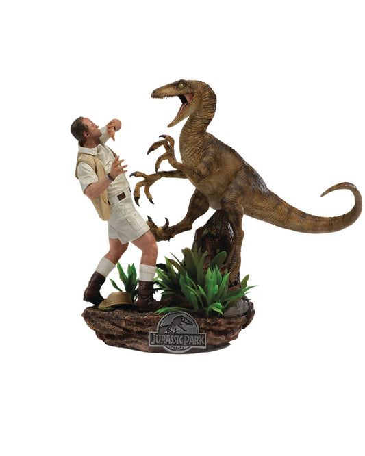 JURASSIC PARK CLEVER GIRL DLX ART SCALE 1/10 STATUE