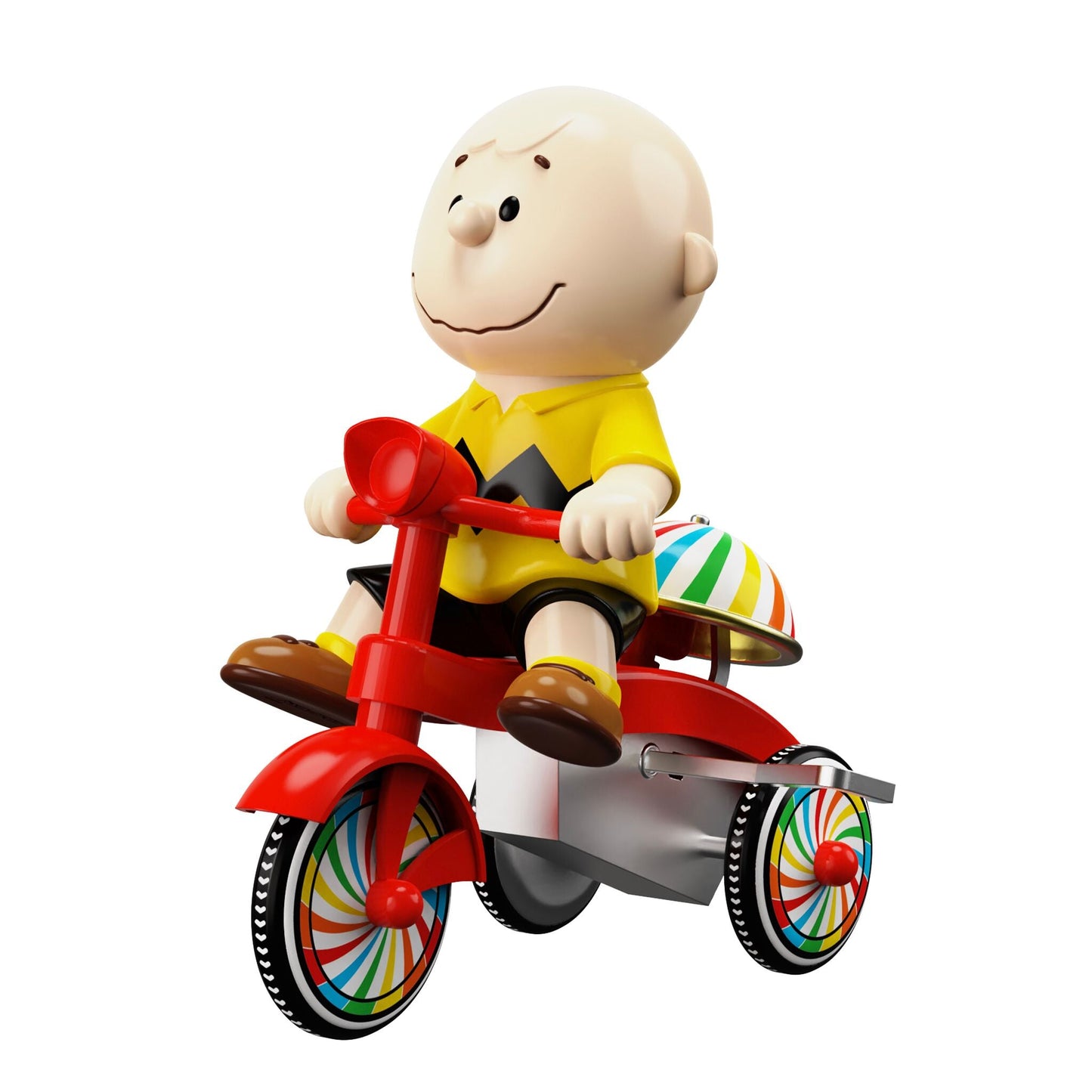 PEANUTS SUPER CYCLES - CHARLIE BROWN (YELLOW SHIRT W/ RED TRIKE)