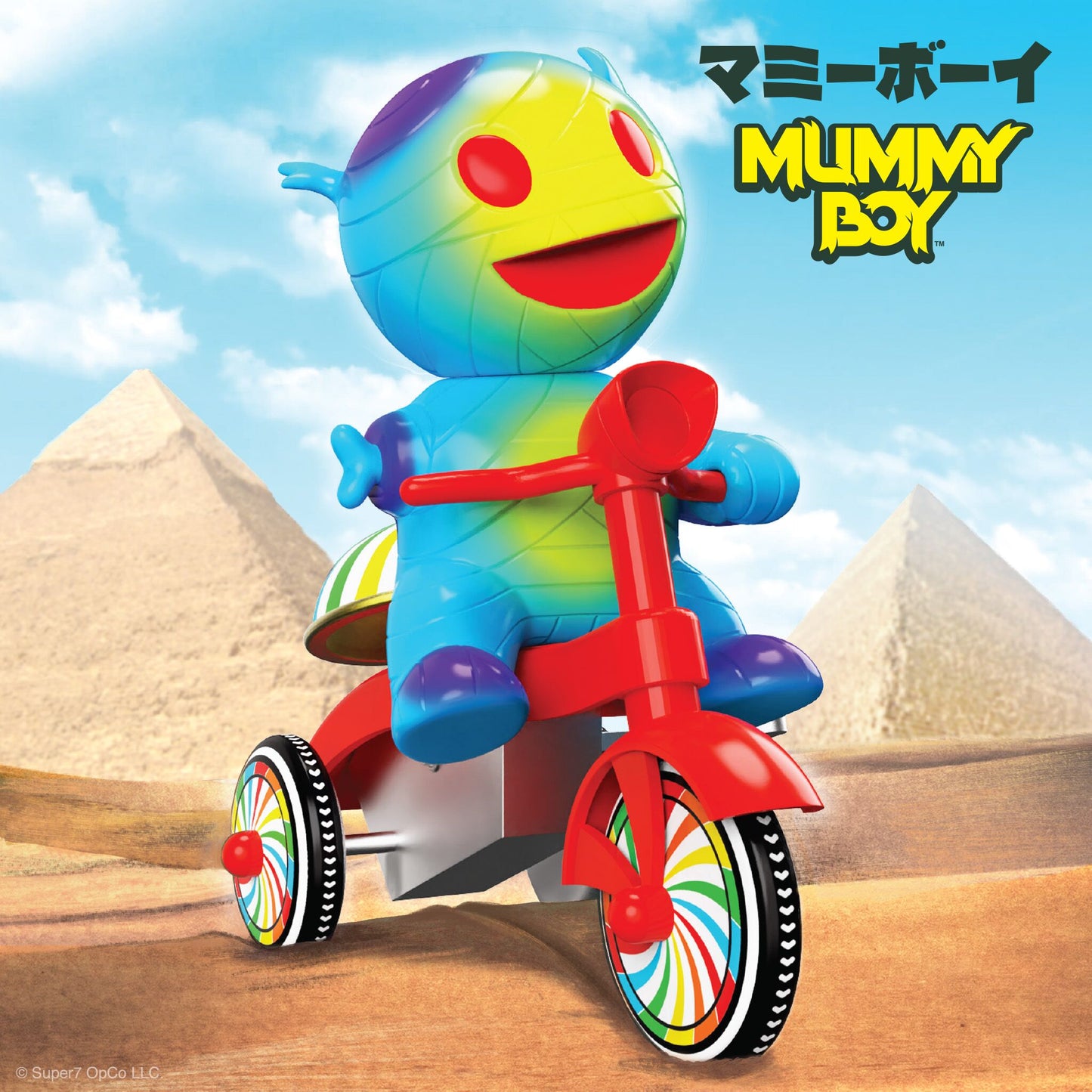 Mummy Boy (Blue w/ Red Trike)
