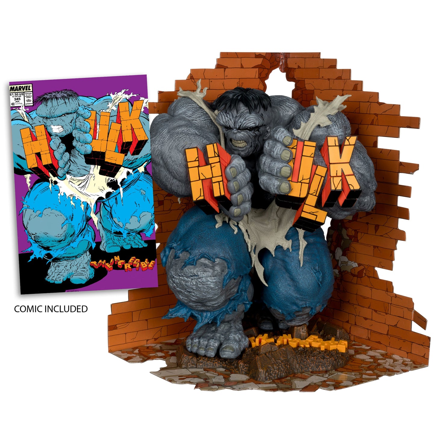 MCFARLANE MARVEL WV2 HULK #345 HULK 1/6 SCALE FIG