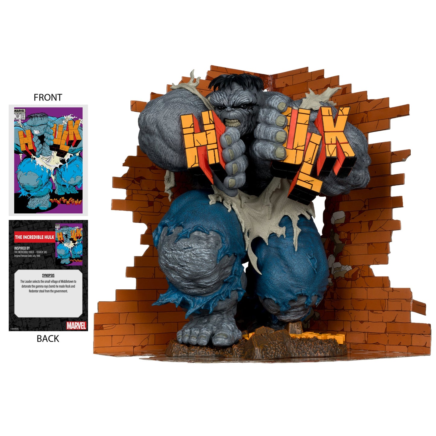 MCFARLANE MARVEL WV2 HULK #345 HULK 1/6 SCALE FIG