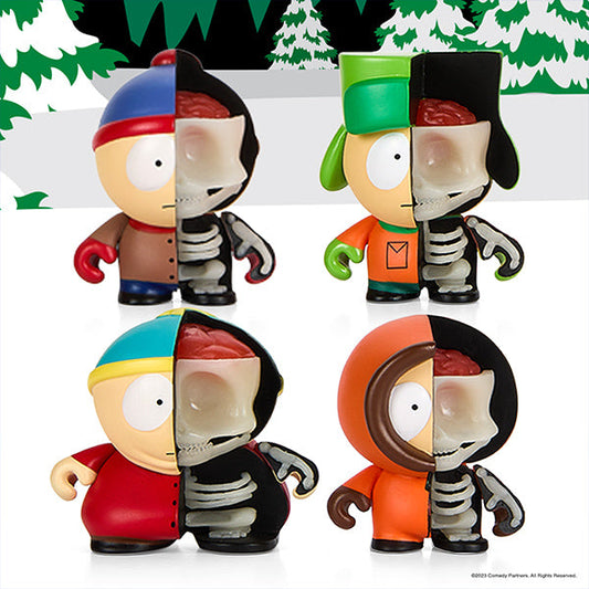 South Park Anatomy Boys 2" Vinyl Figure 4-Pack GITD Edition