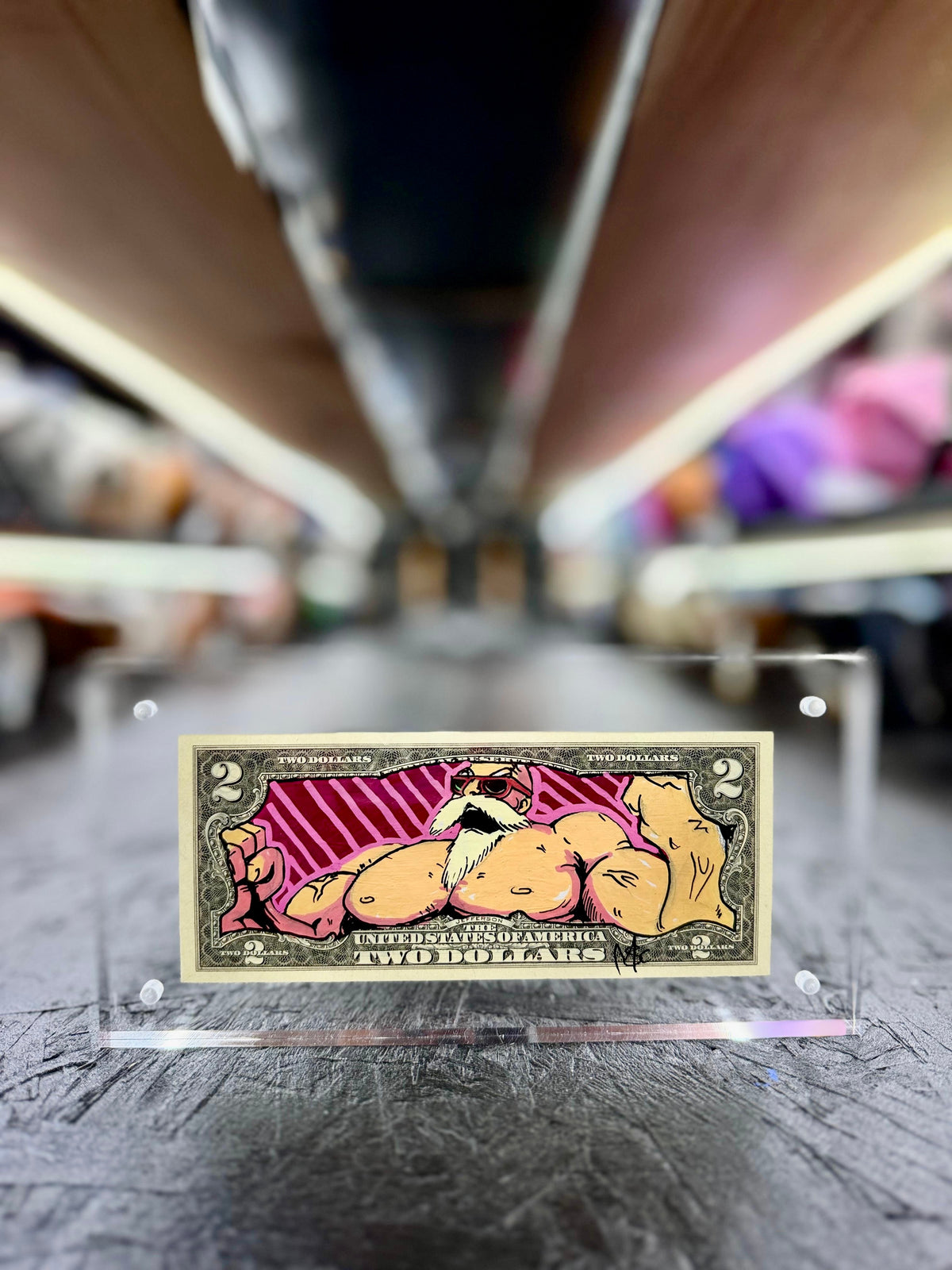 DBZ (Master Roshi) $2 Dollar Bill Art 6.0