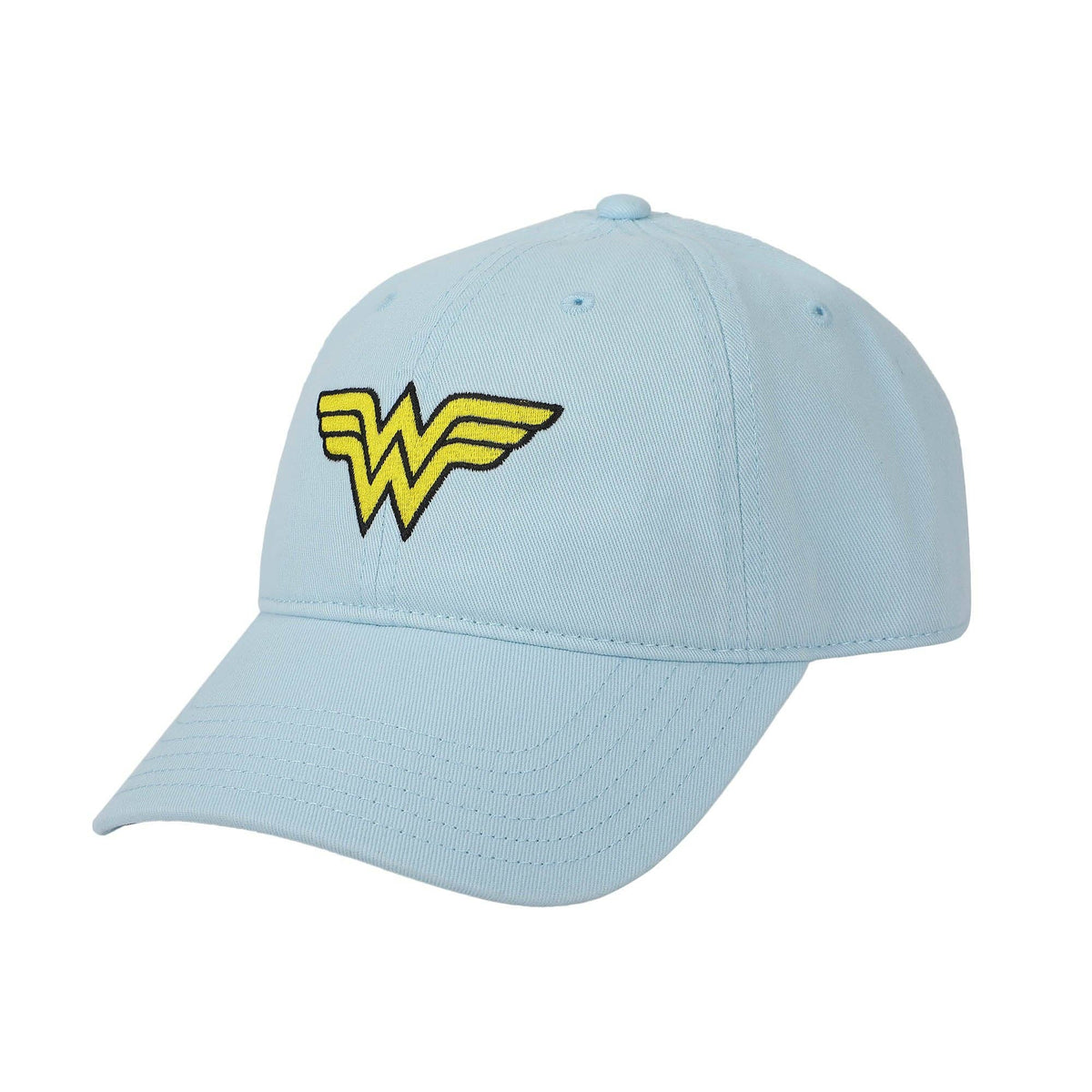 Wonder Woman Logo Light Blue Dad Hat - Shop Cool Tricks