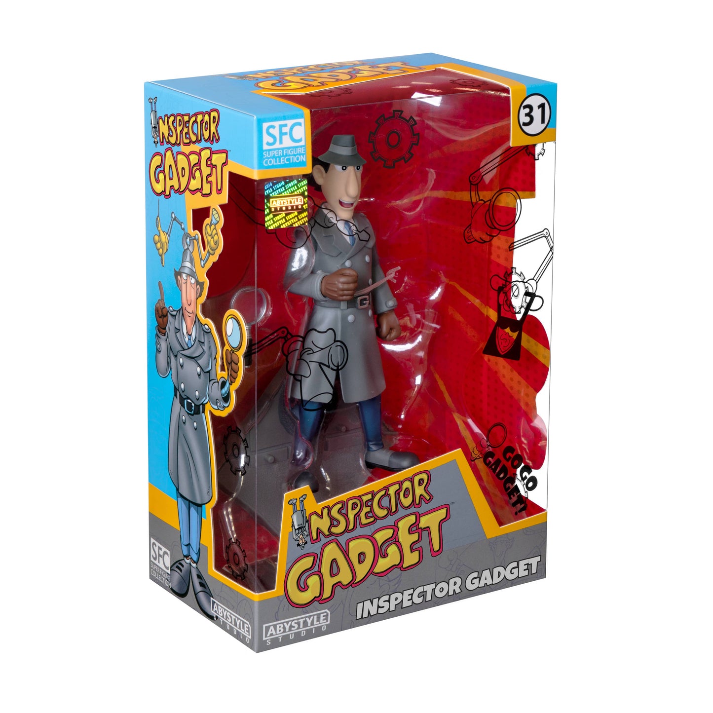 Inspector Gadget SFC Collectible PVC Figure Statue 6.7" Tall