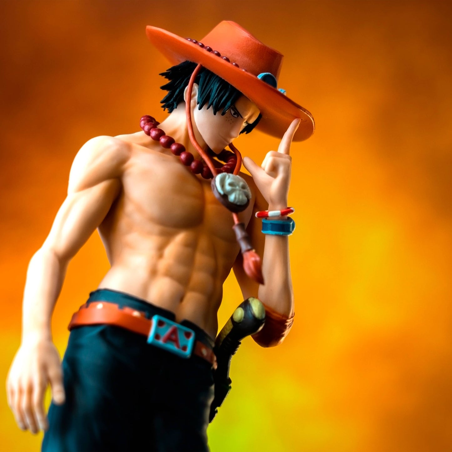 One Piece Portgas D. Ace SFC Collectible PVC Figure 7" Tall