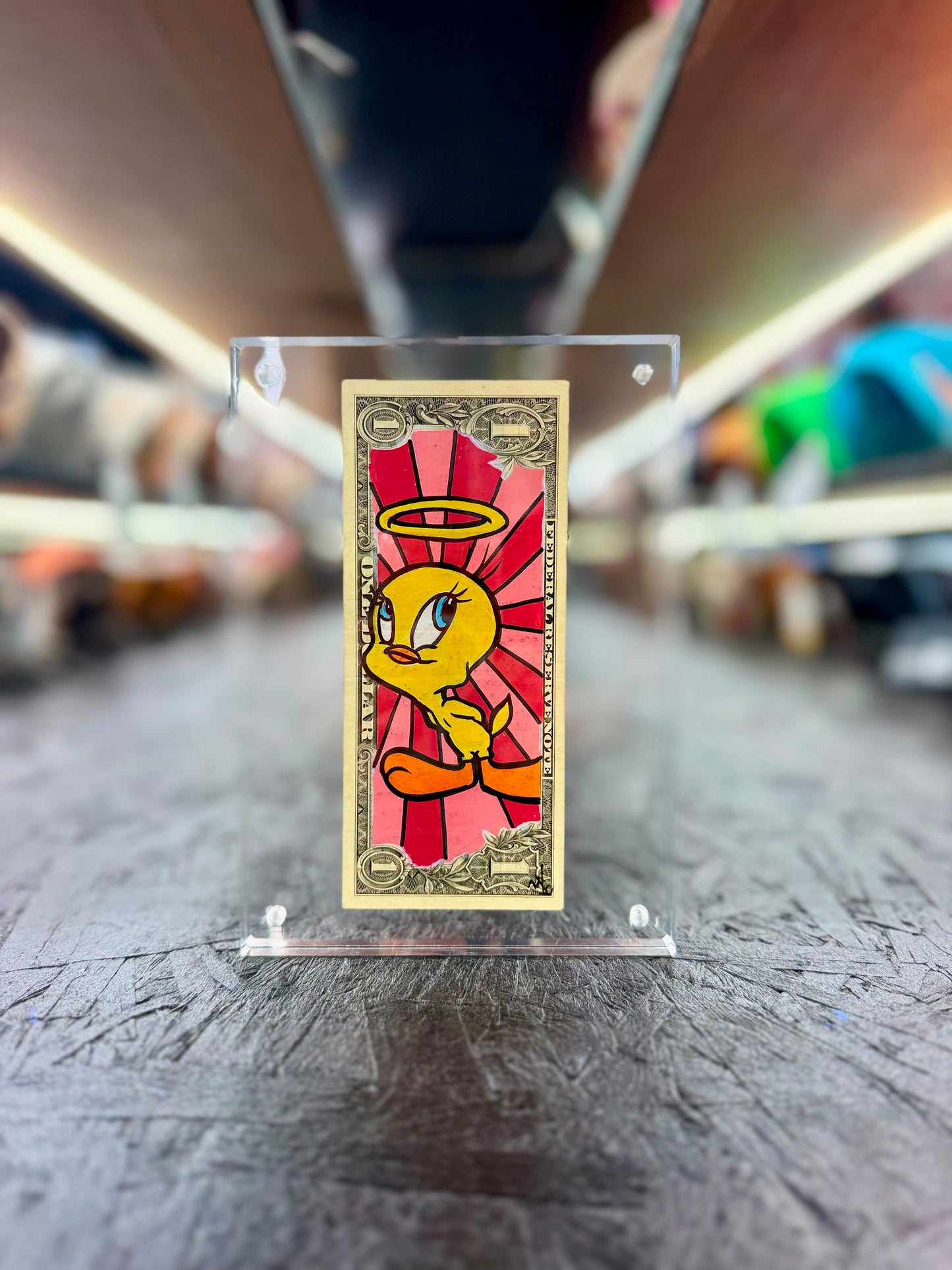 Tweety $1 Dollar Bill Art 4.0