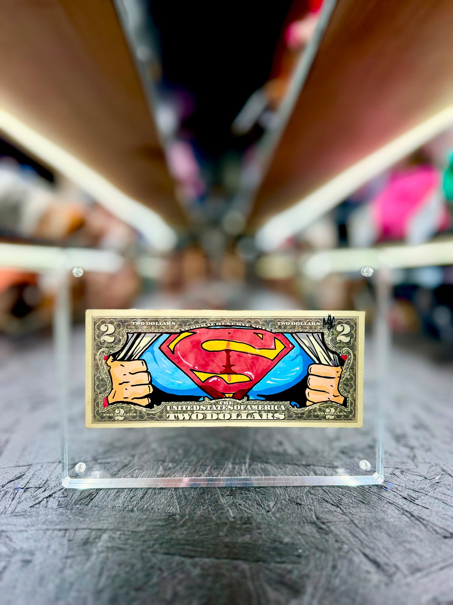 Superman $2 Dollar Bill Art 4.0