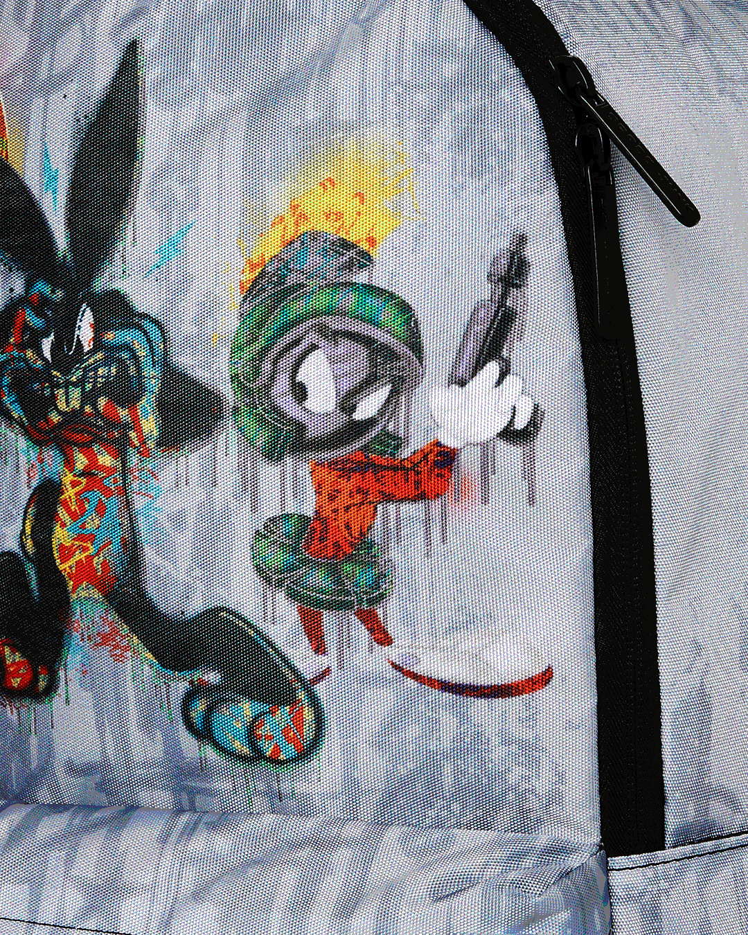SPACE JUNK STREET ART TUNES BACKPACK