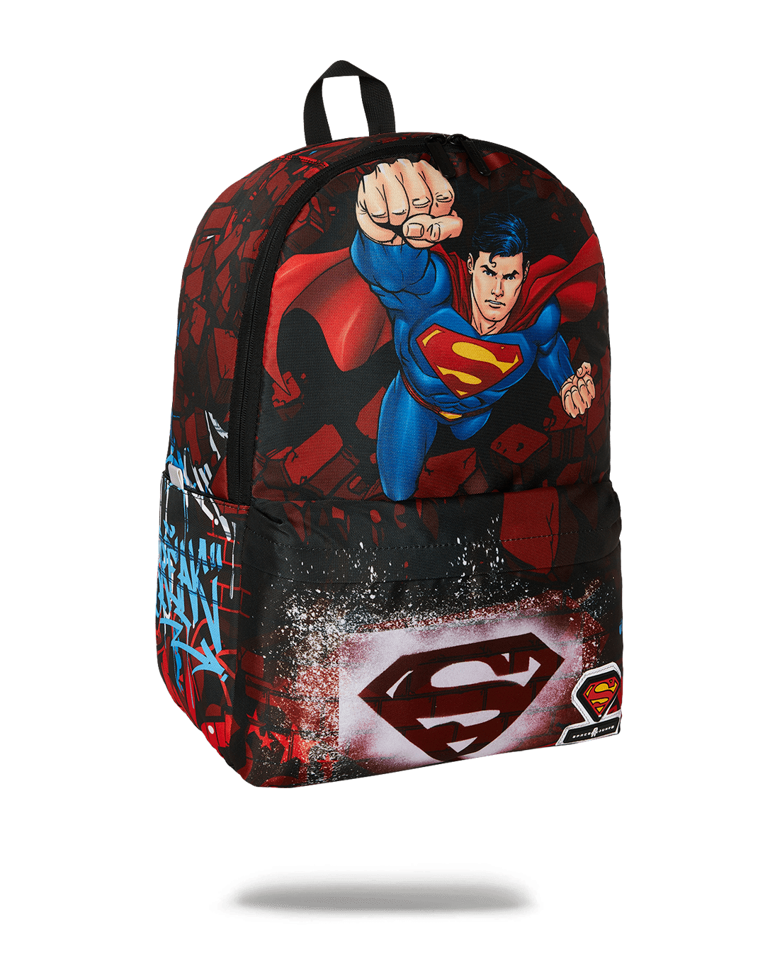 SPACE JUNK SUPERMAN GRAFFITI WALL BACKPACK