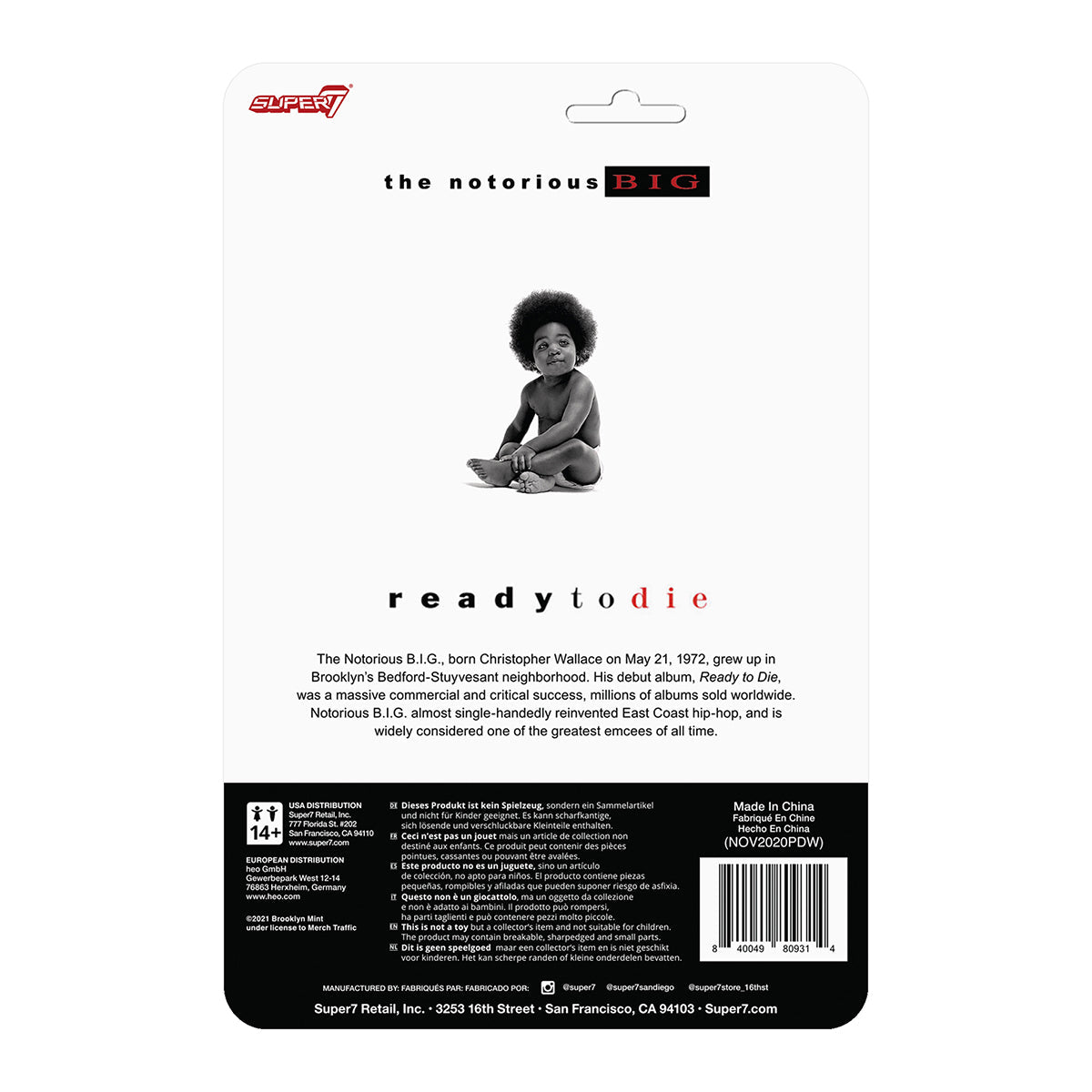 Notorious B.I.G. ReAction Figure The Original