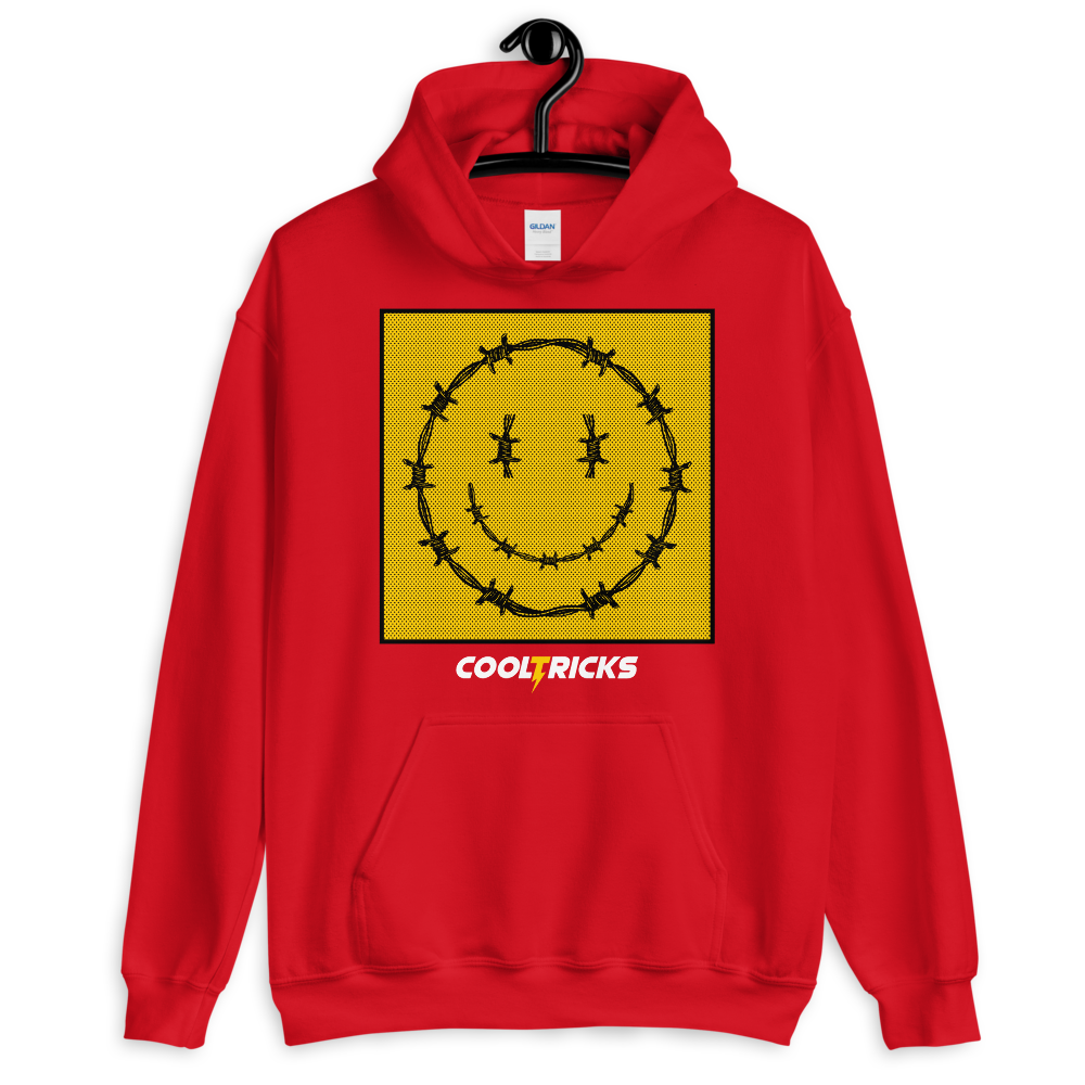 HAPPY BARBED WIRE Hoodie