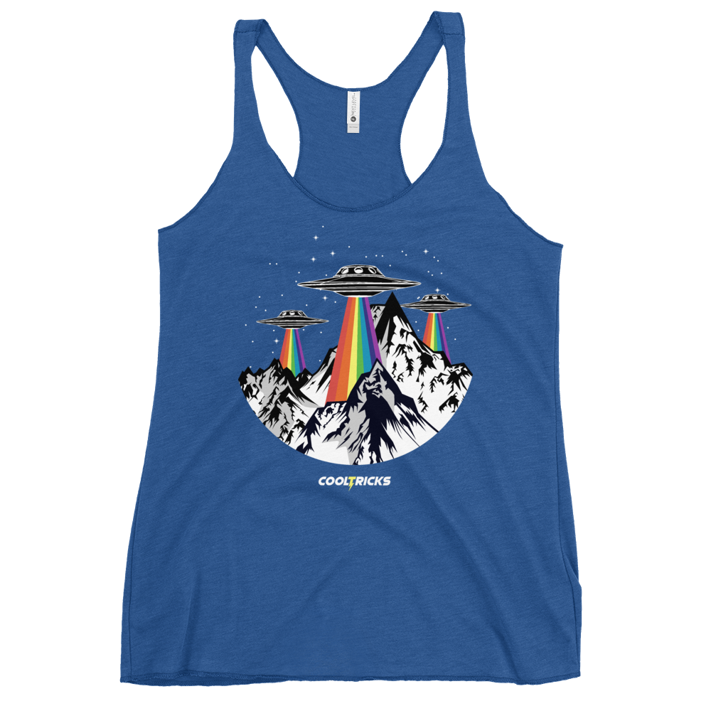 RAINBOW UFO'S Racerback Tank