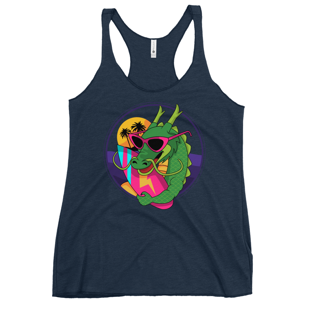 Surfer Dragon Racerback Tank - Shop Cool Tricks