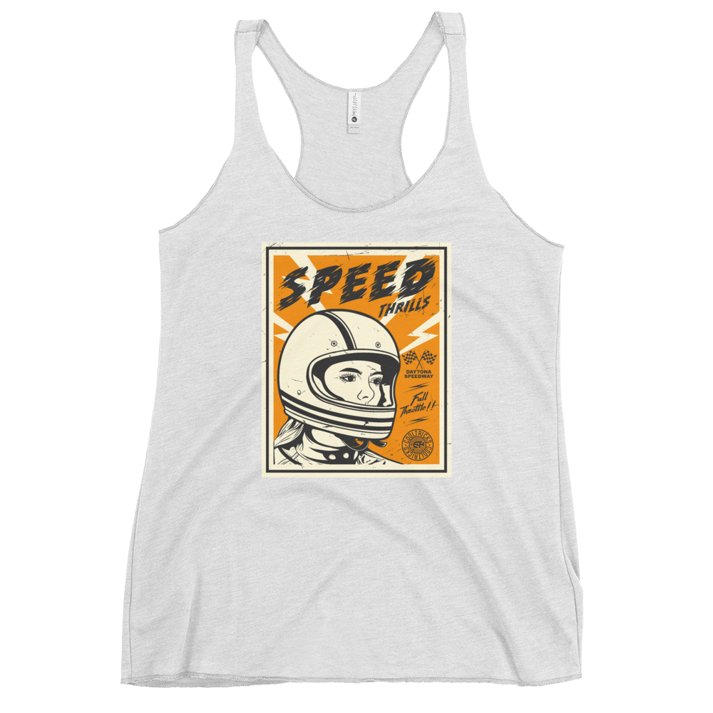 SPEED THRILLS Racerback Tank