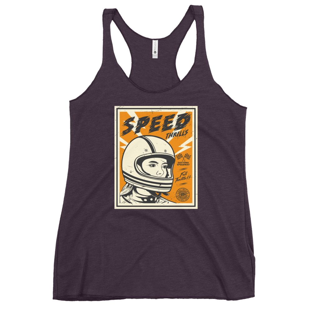 SPEED THRILLS Racerback Tank