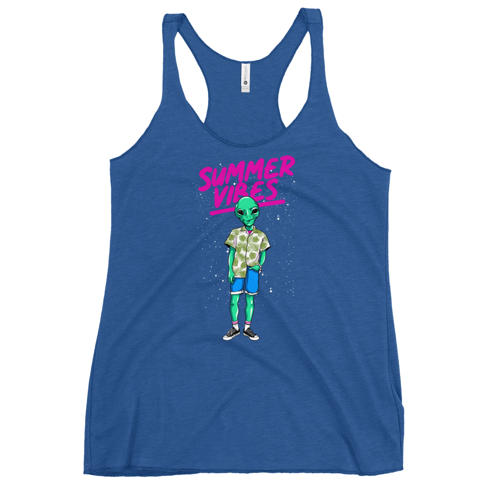 SUMMER VISITOR Racerback Tank